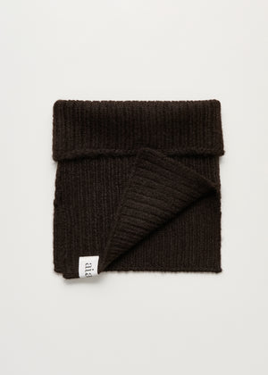 Nellie neck warmer | Pure Chocolate Scarf aiayu