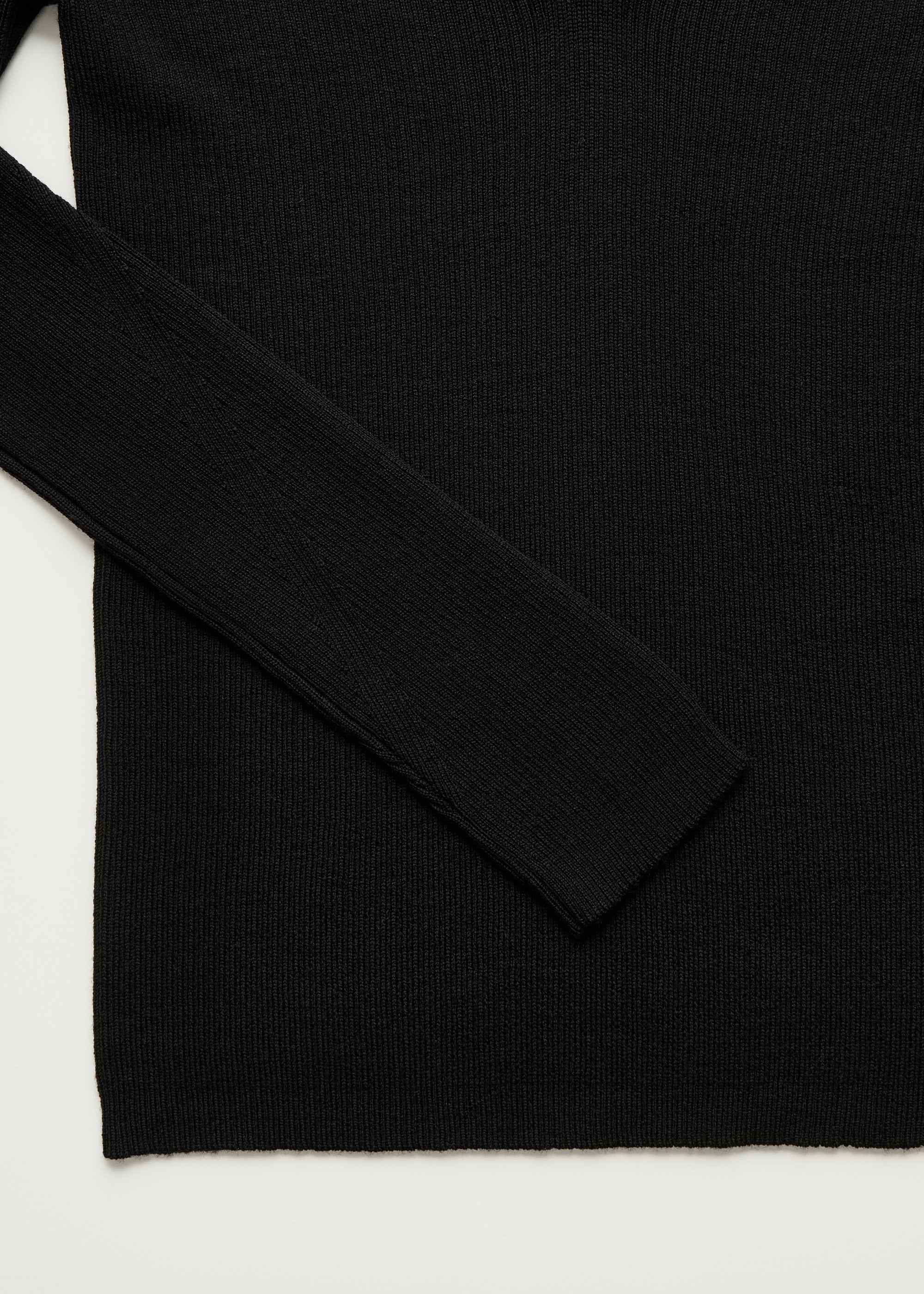 Noa polo blouse – pure merino wool | Black Blouse aiayu