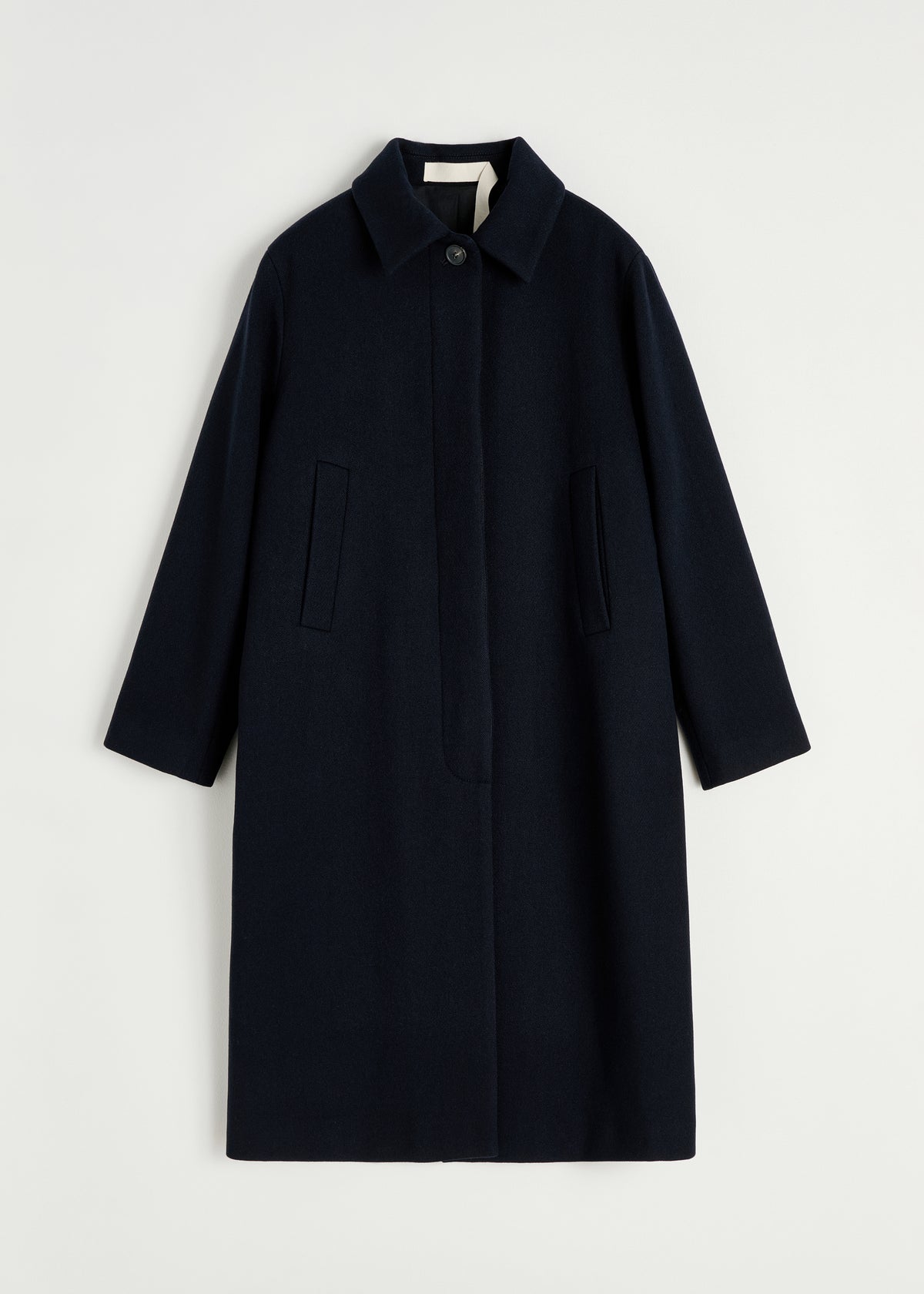 Noah coat – wool | Black Navy Coat aiayu
