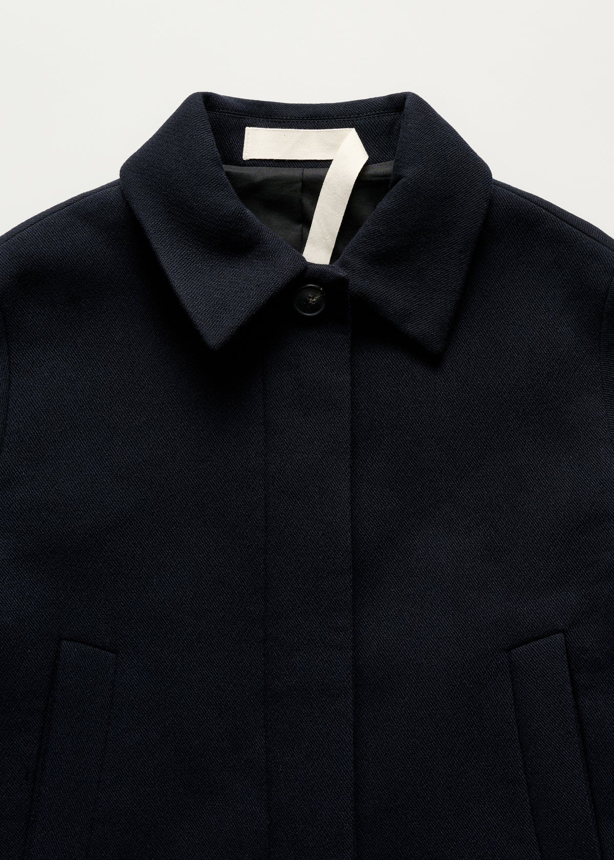 Noah coat – wool | Black Navy Coat aiayu