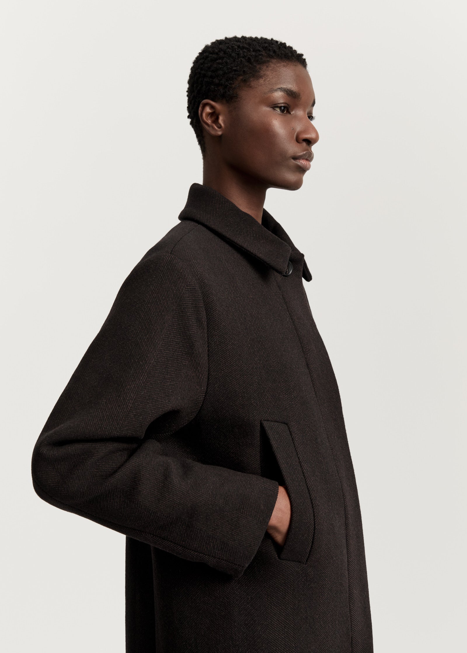 Noah coat – wool | Dark Roots Coat aiayu