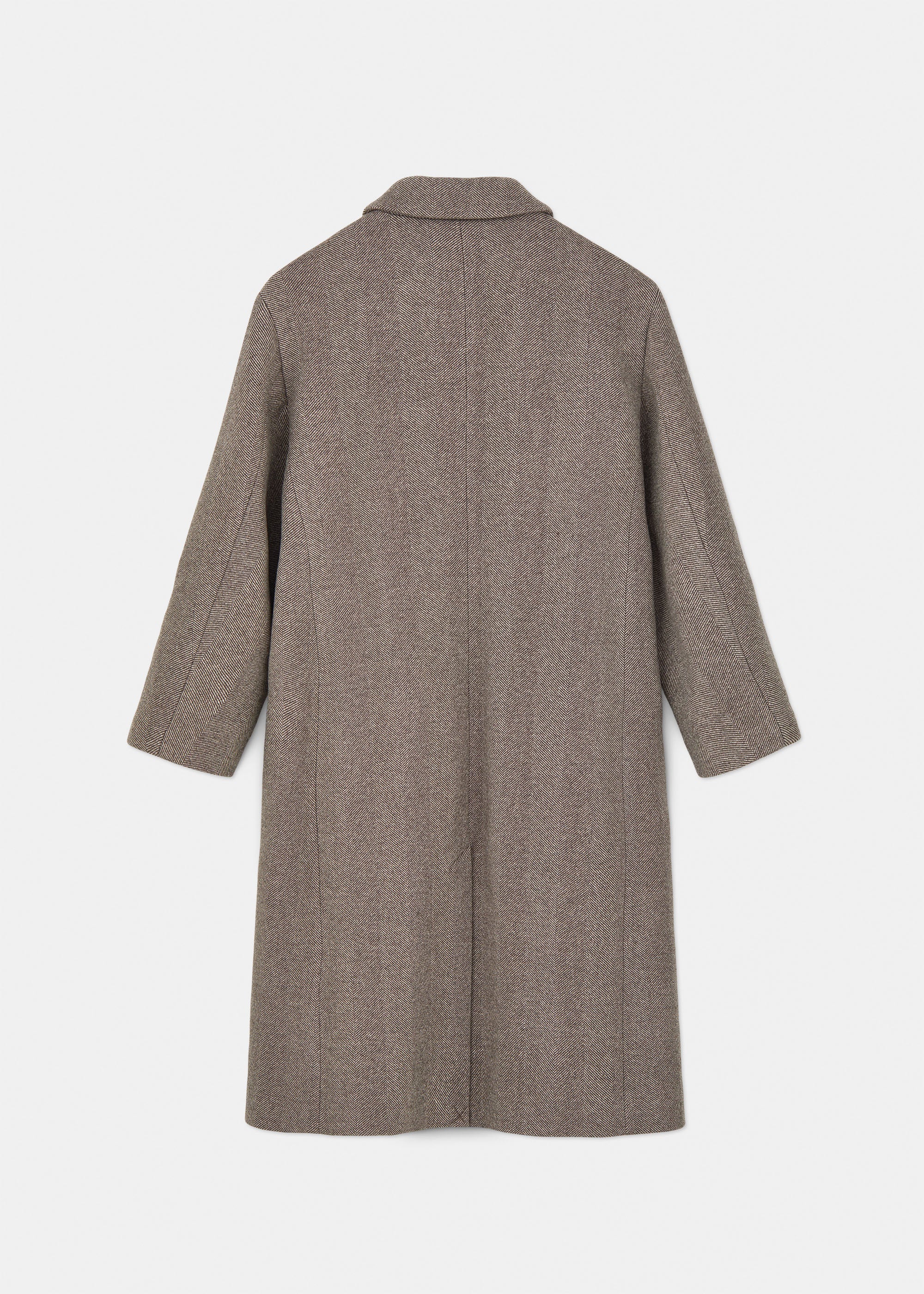 Noah wool coat | Herringbone