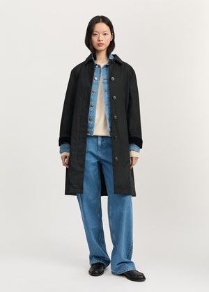 Noor coat – oilskin | Black Jacket aiayu