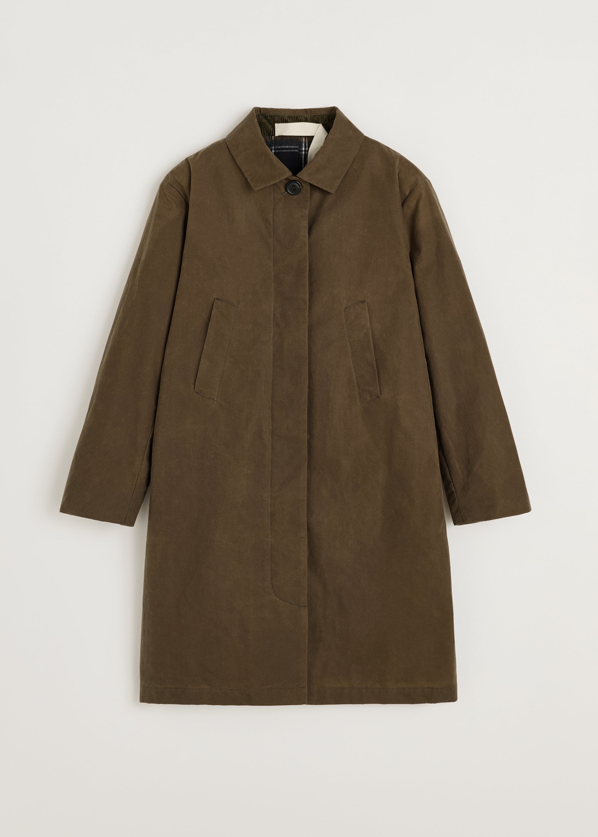 Noor coat – oilskin | Bark Jacket aiayu