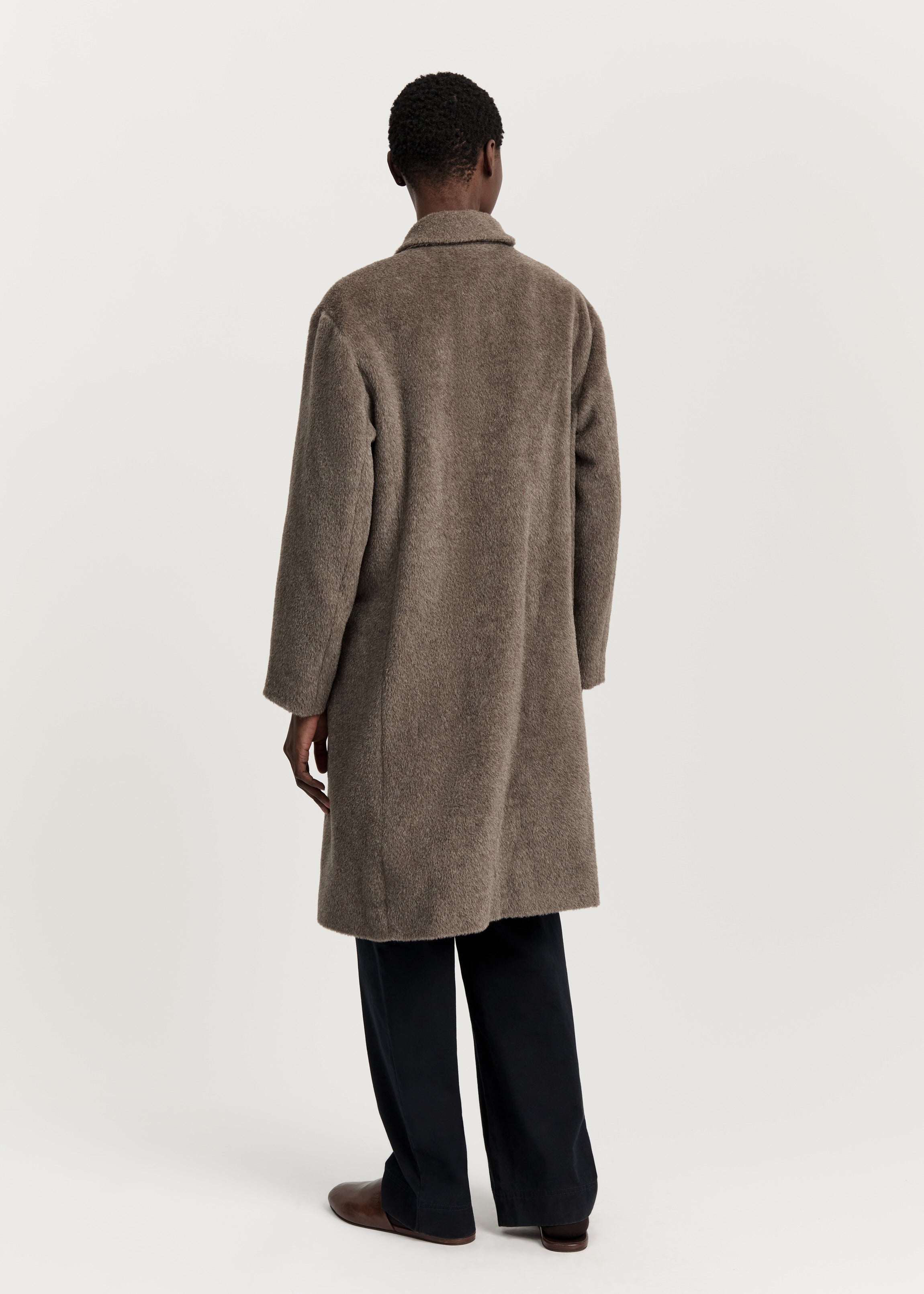 Noor coat – wool | Yak Melange Jacket aiayu