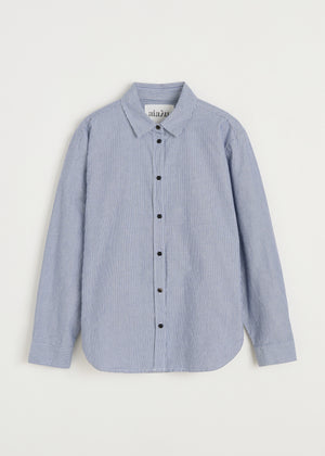 Paulina shirt striped | Mix Blue Boy Shirt Woven aiayu