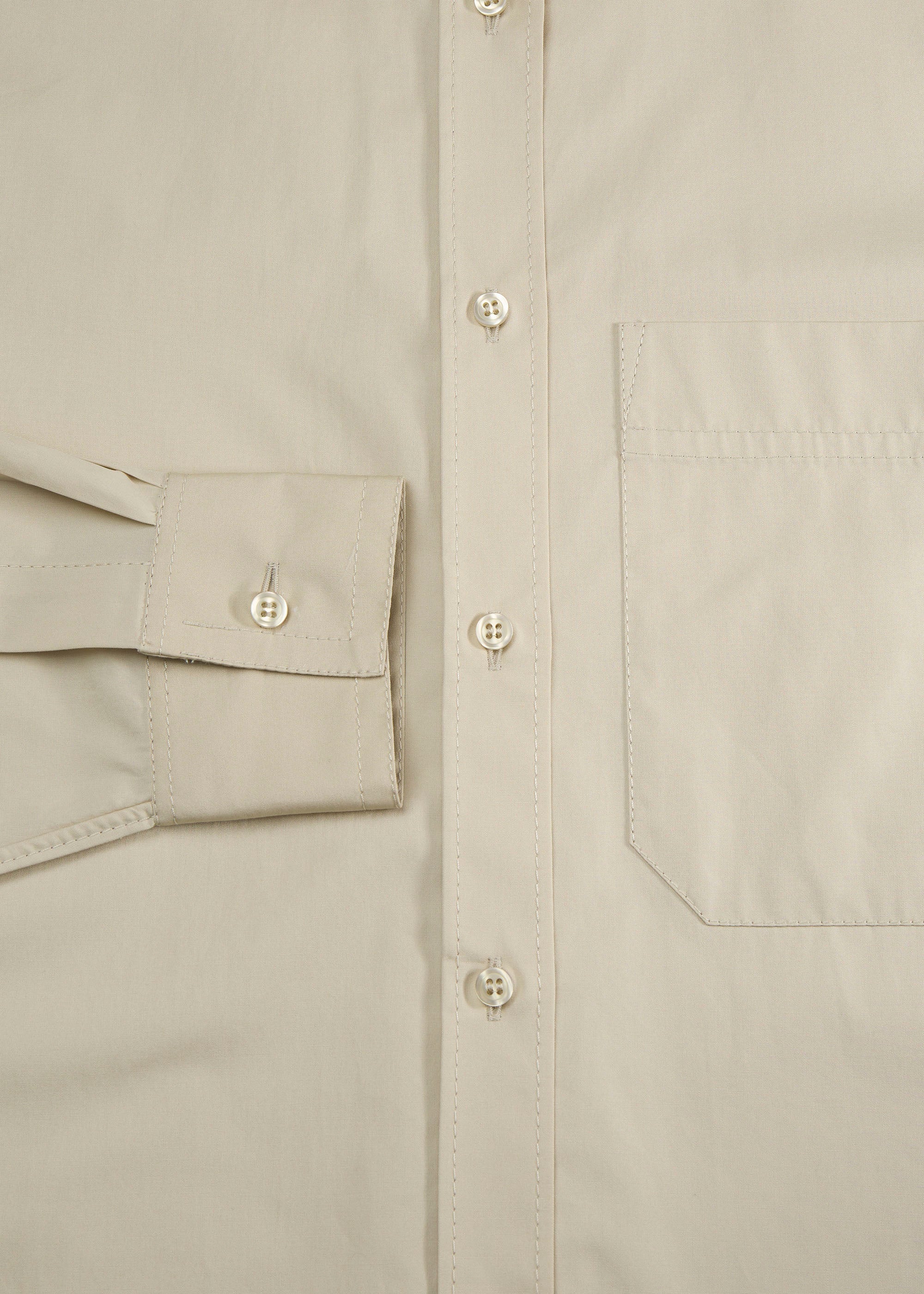 Classic French seam detailing. 