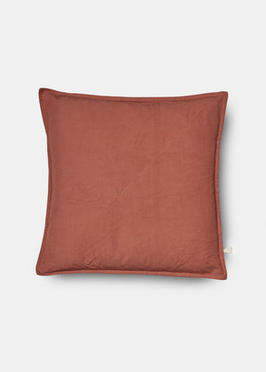 Pillow cotton slub - 50x50 | Terracotta