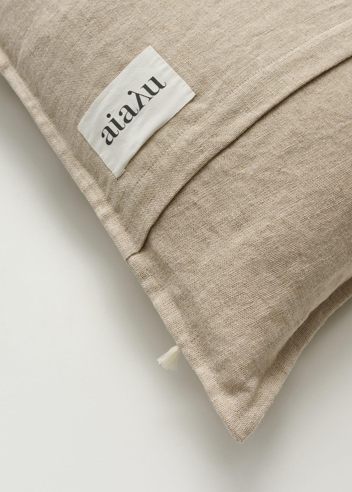 Pillow heavy linen – 50x50 | Natural aiayu.com