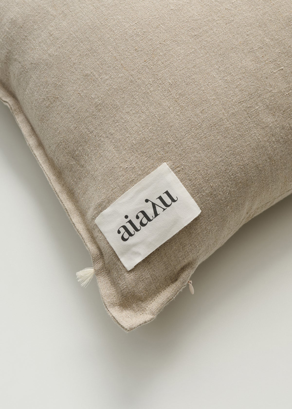 Pillow heavy linen – 50x80 | Natural aiayu.com