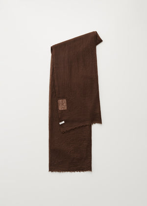Poon scarf - pure cashmere | Chocolate
