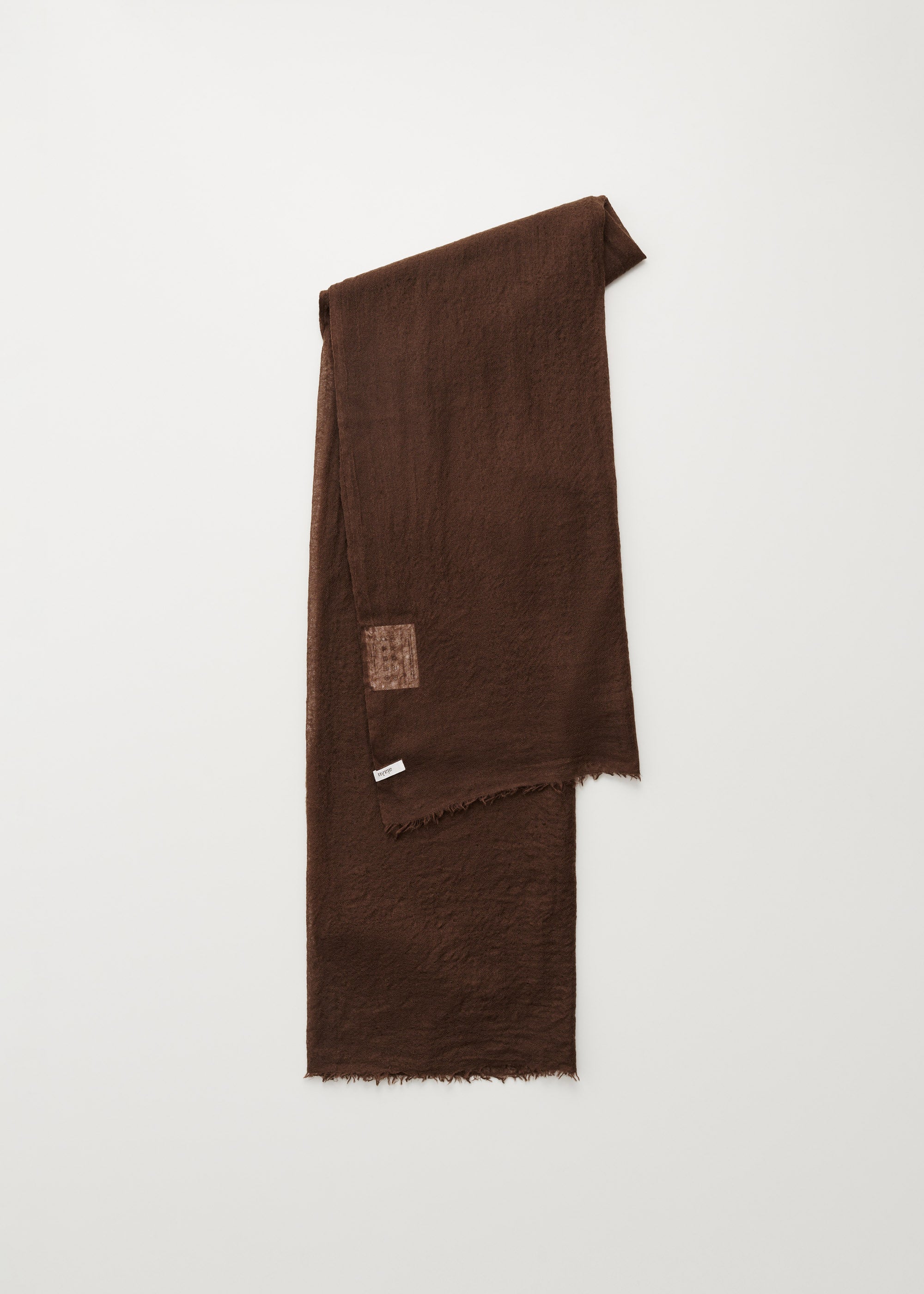 Poon scarf - pure cashmere | Chocolate