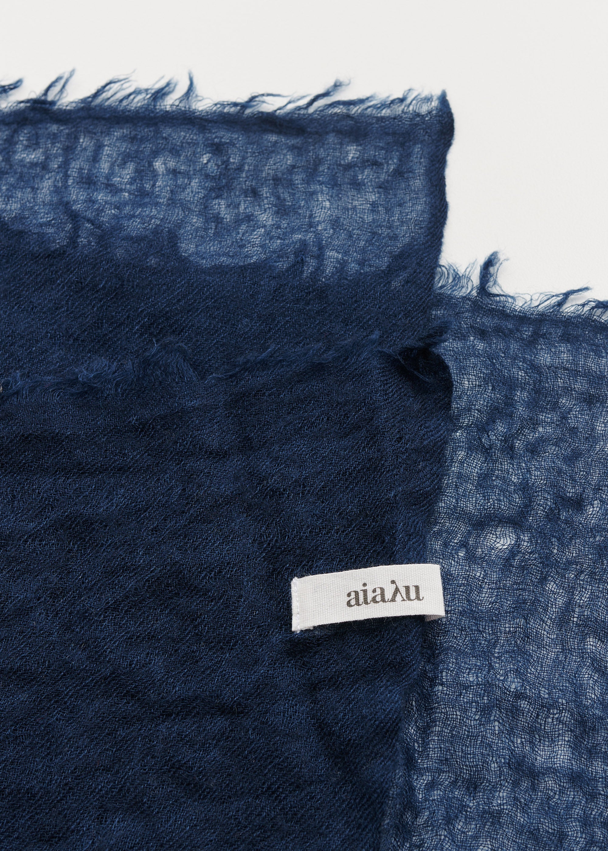 Poon scarf - pure cashmere | Navy