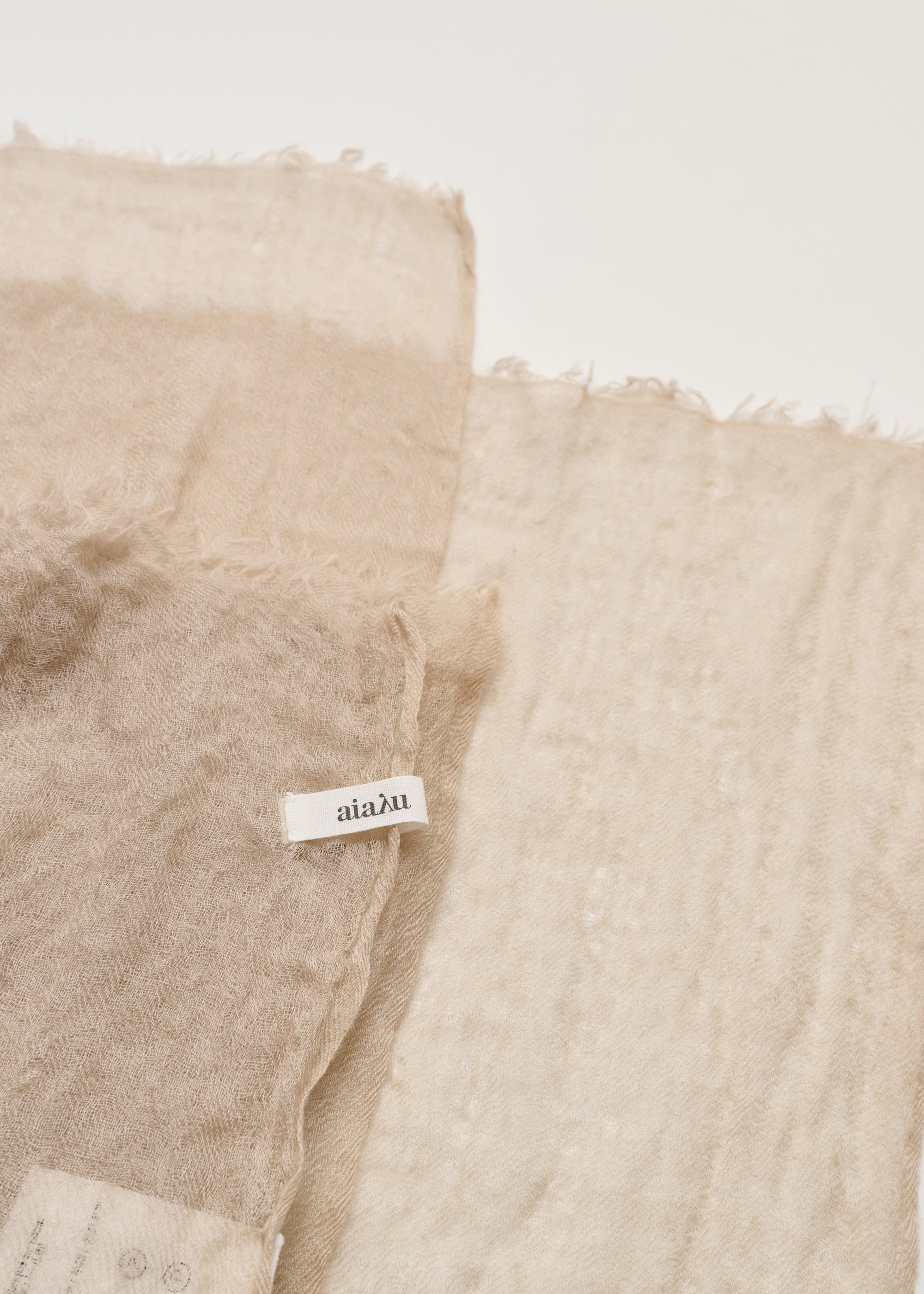 Poon scarf - pure cashmere | Macchiato Scarf aiayu