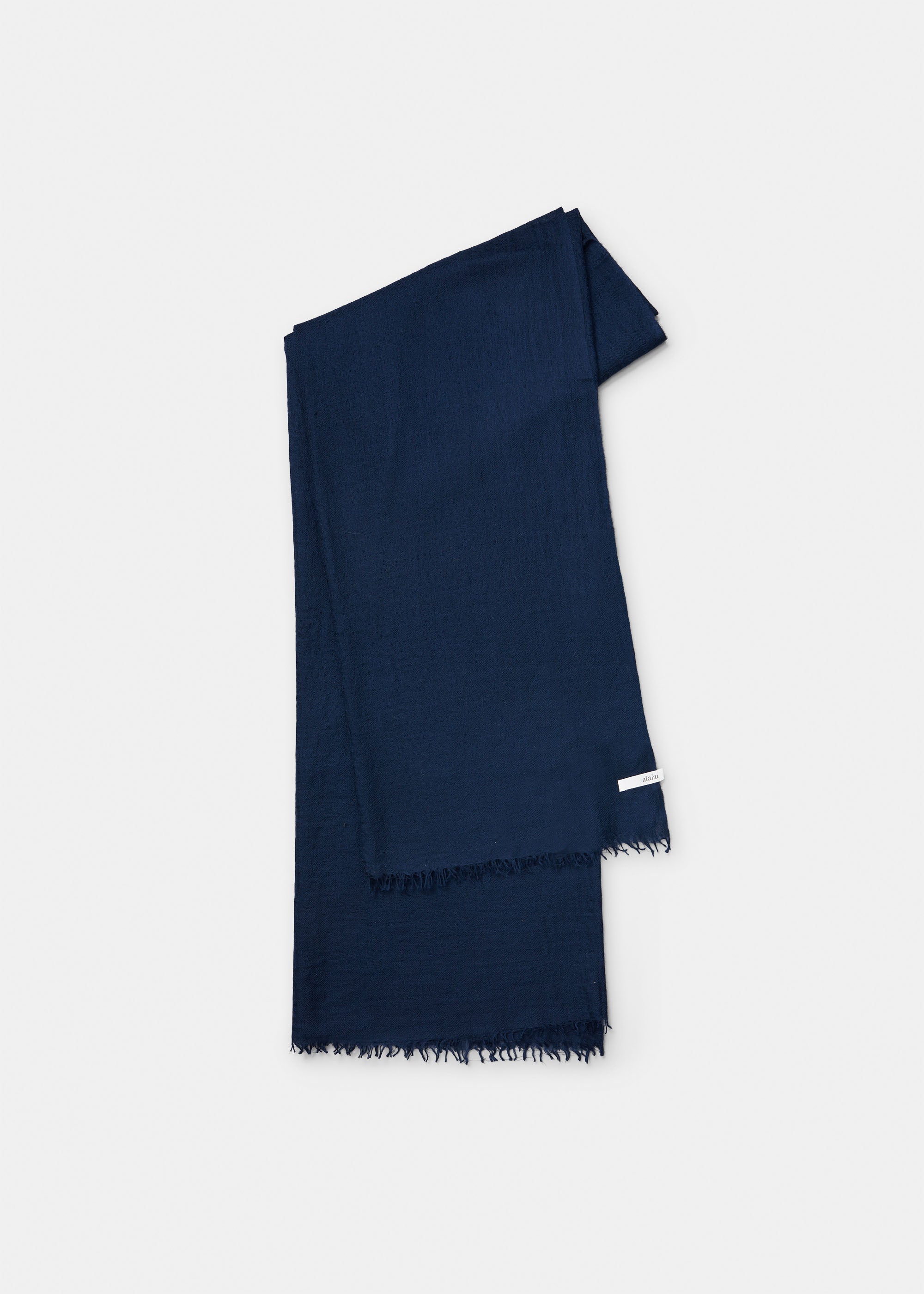 Poon cashmere scarf | Navy