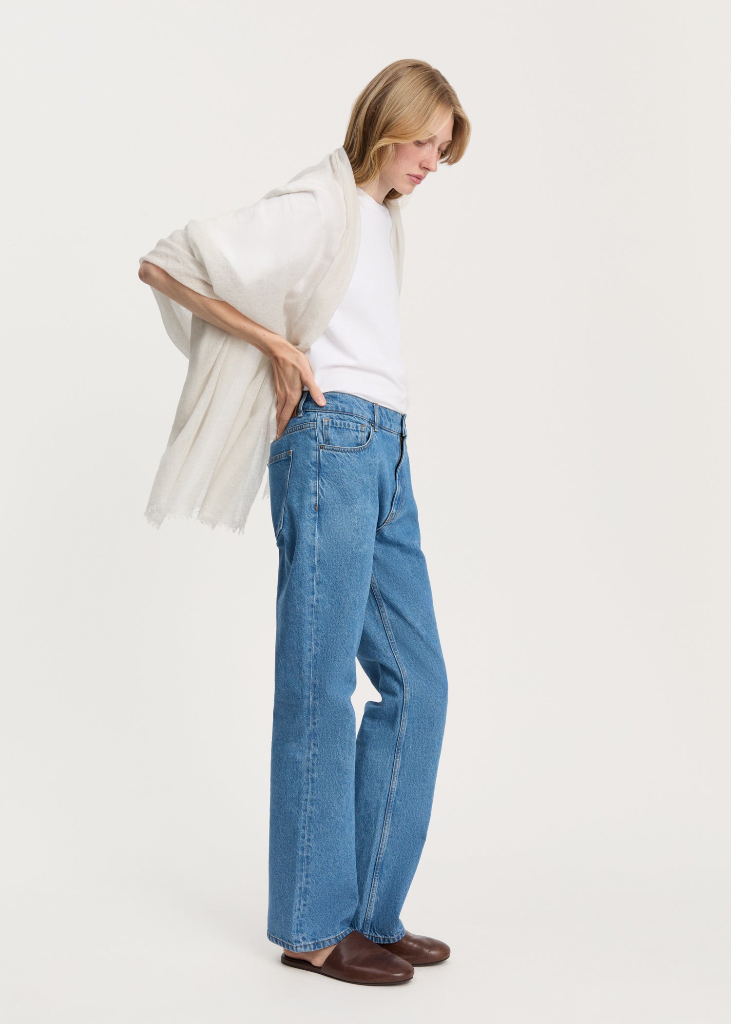 Poon scarf – pure cashmere | Salt Scarf aiayu