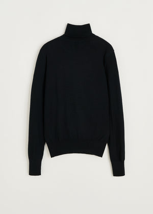 Quinn sweater – merino wool | Black Sweater aiayu