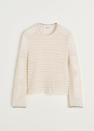 Ramon blouse – pure llama | Albicant Sweater aiayu