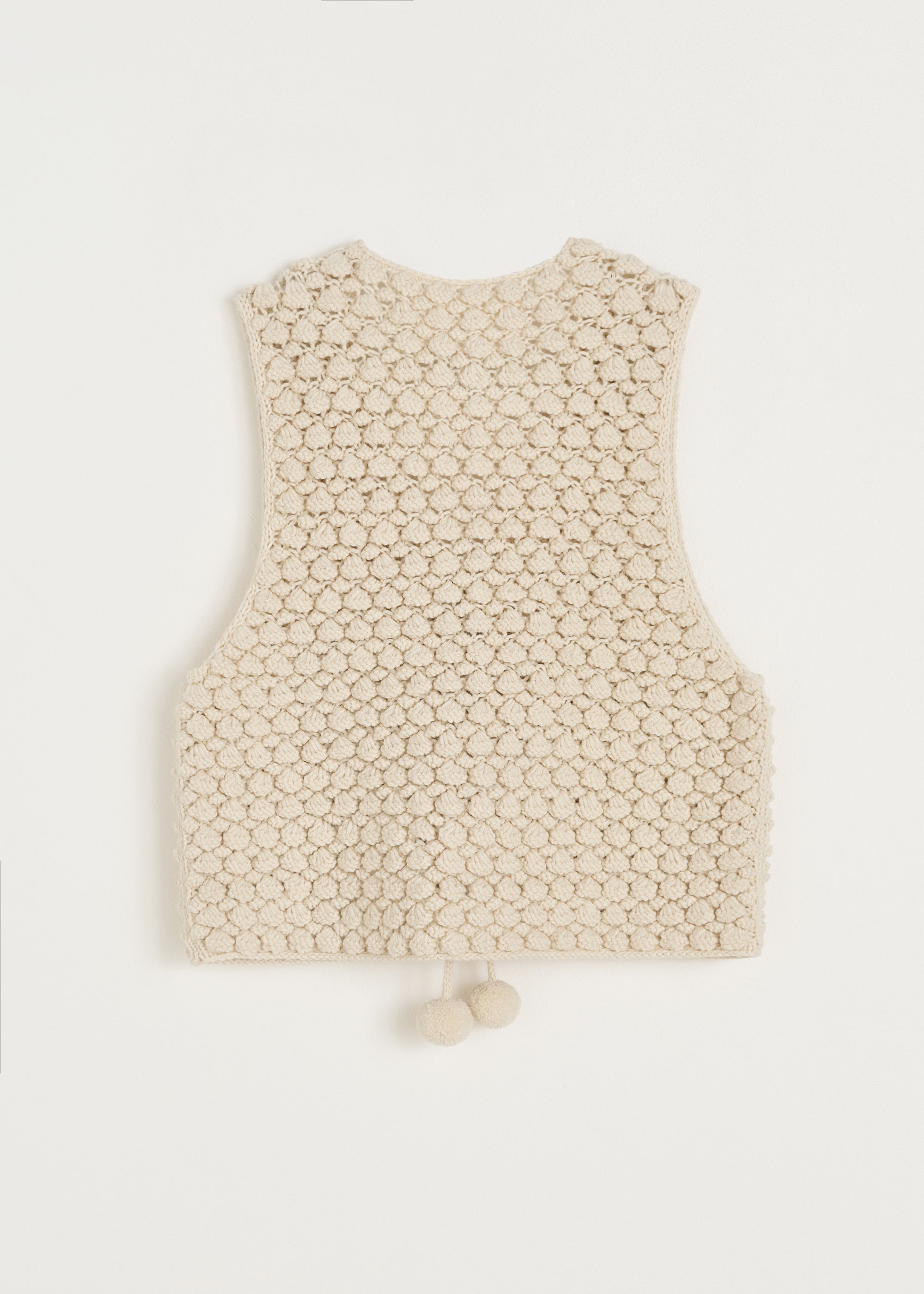 Ravi vest – highland wool | Pure Ecru