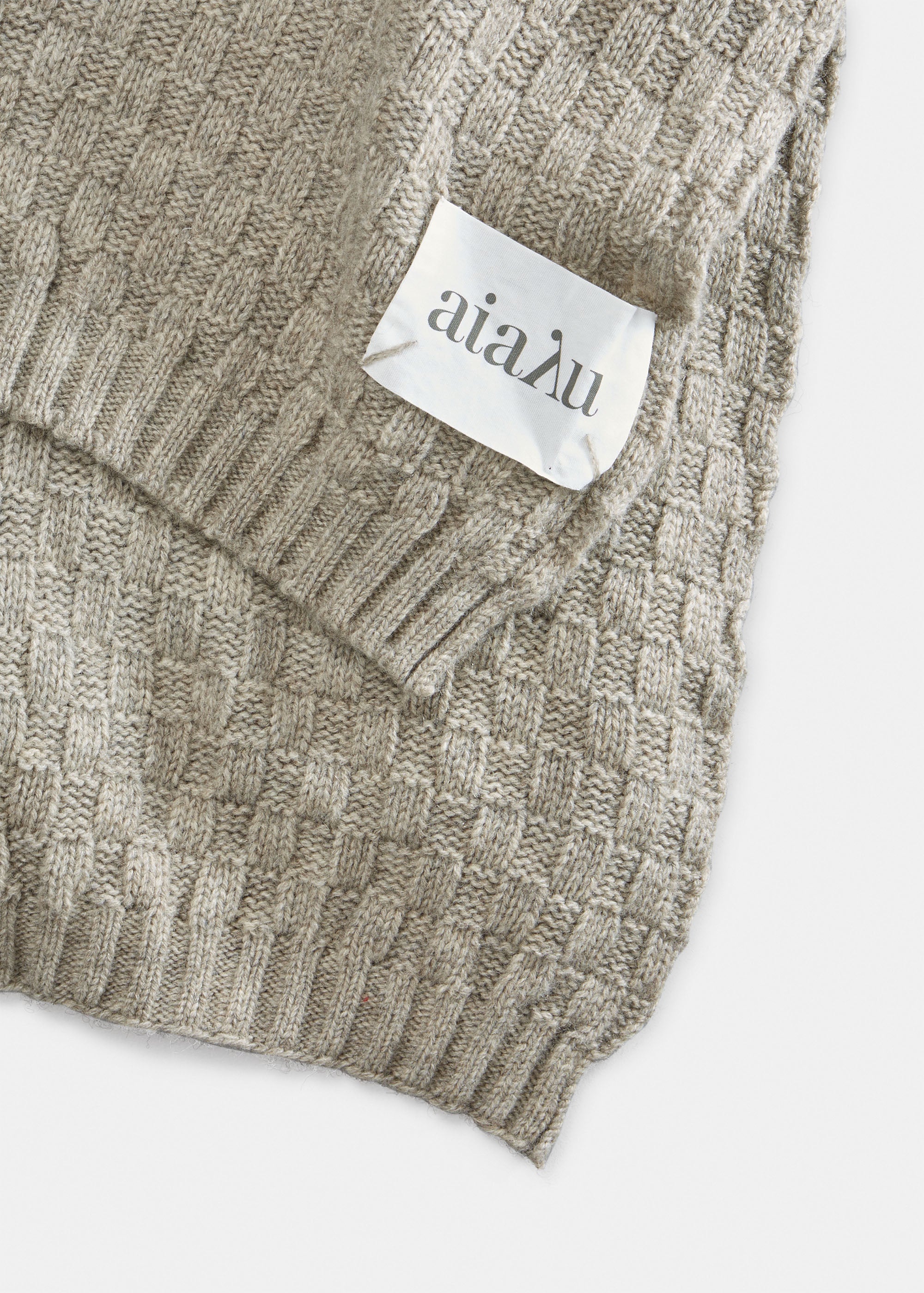 Ribi yak scarf | Pure Light Grey