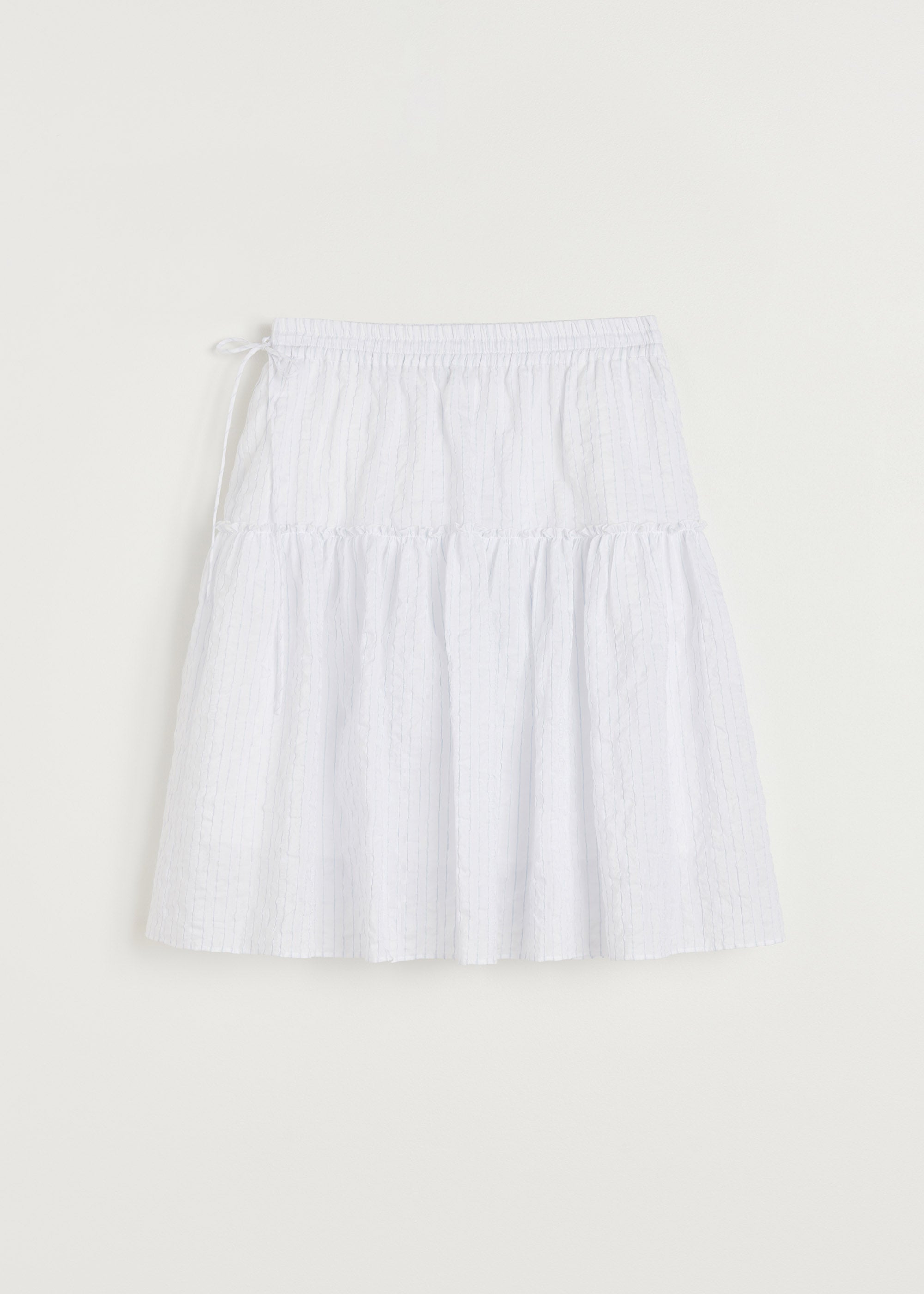 Ricca skirt - silk blend | White