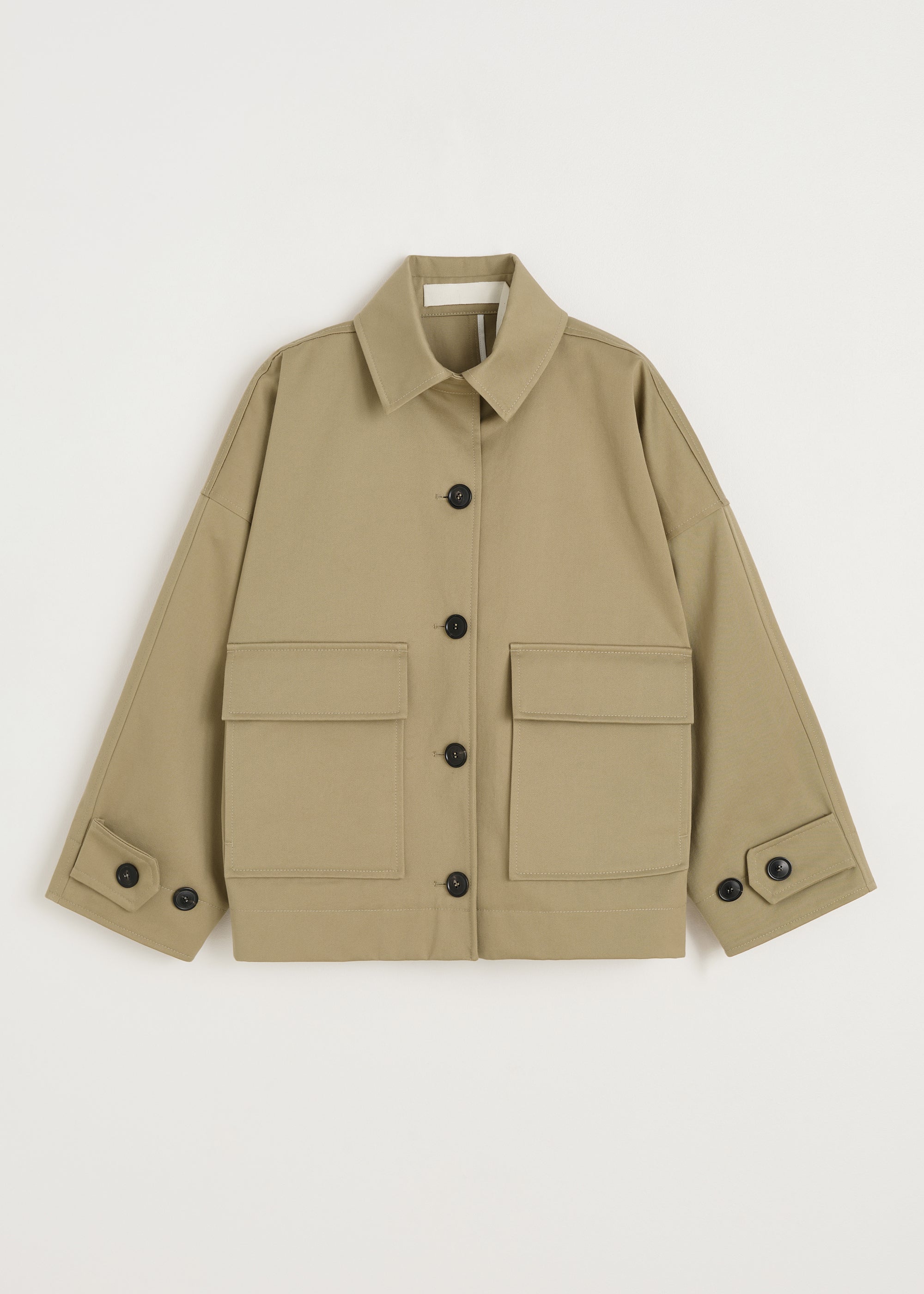 Ritu jacket twill | Classic Khaki Jacket aiayu