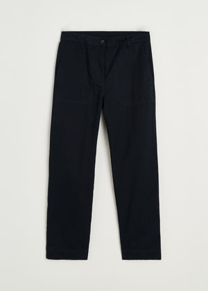 River pant | Black Navy Pants aiayu