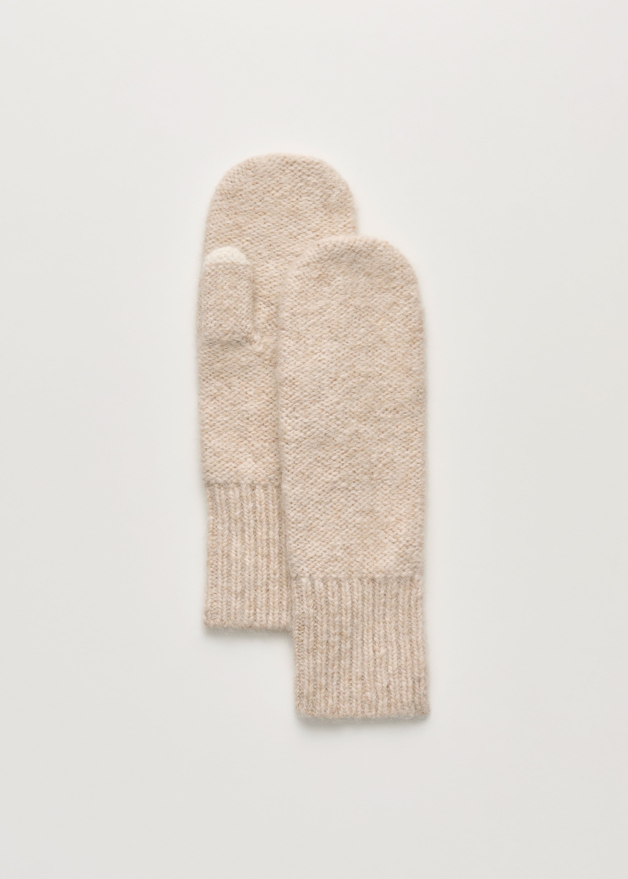 Sadie mittens – llama | Pure beige Mittens aiayu