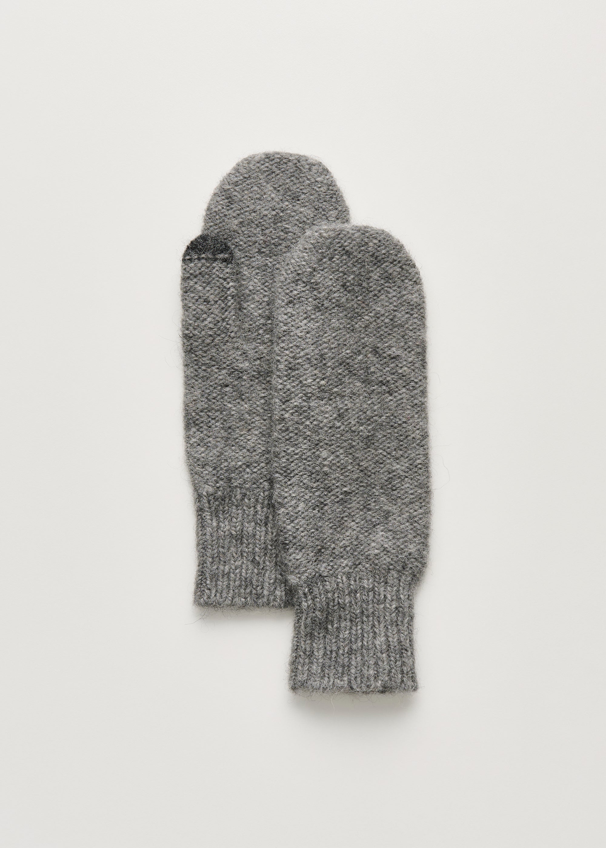 Sadie mittens – llama | Pure light grey Mittens aiayu