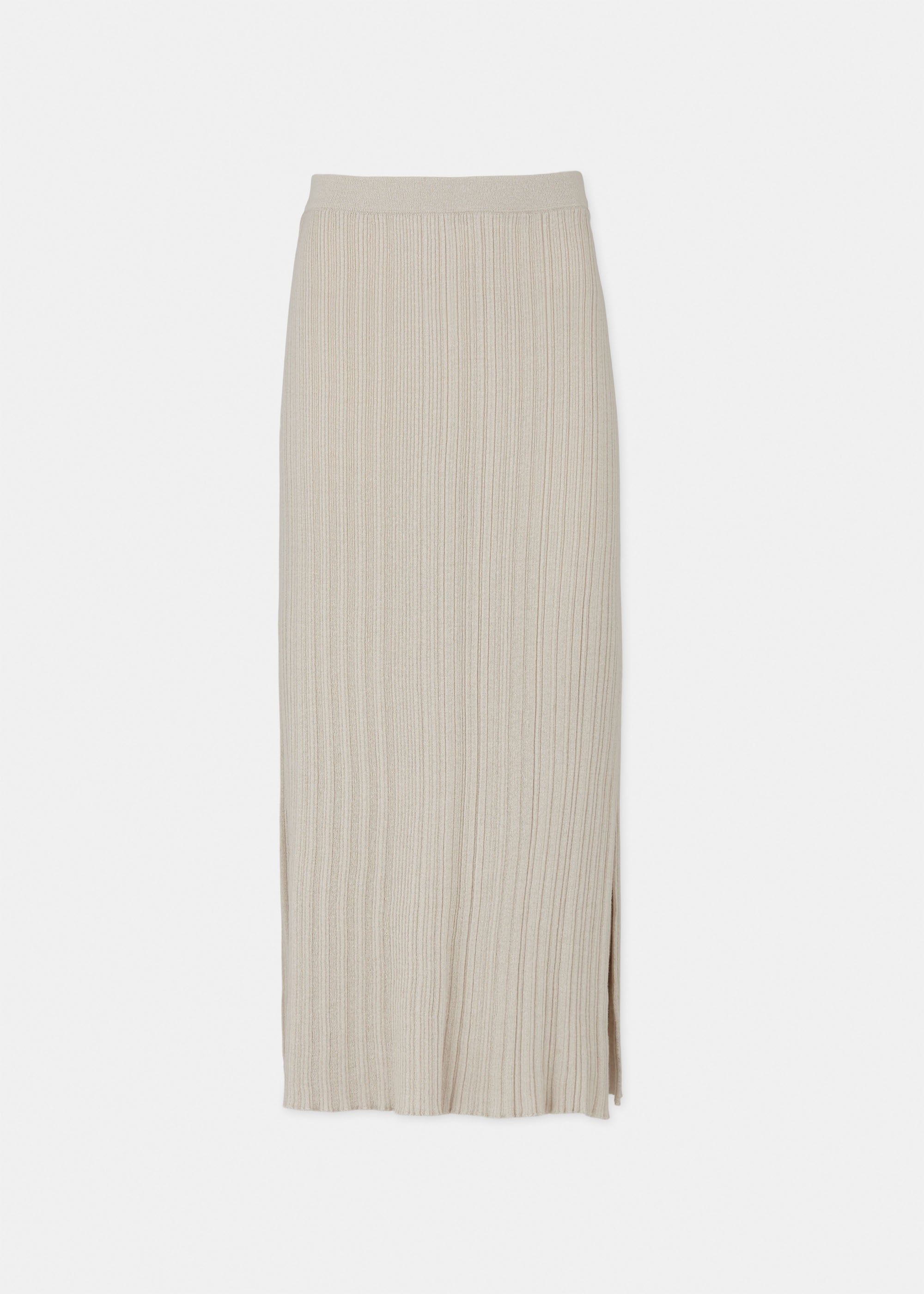 Sienne linen blend skirt | Natural