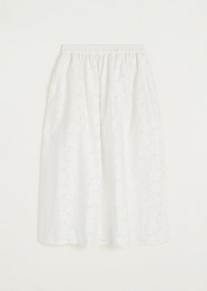 Skirt laceflower | White Skirt aiayu