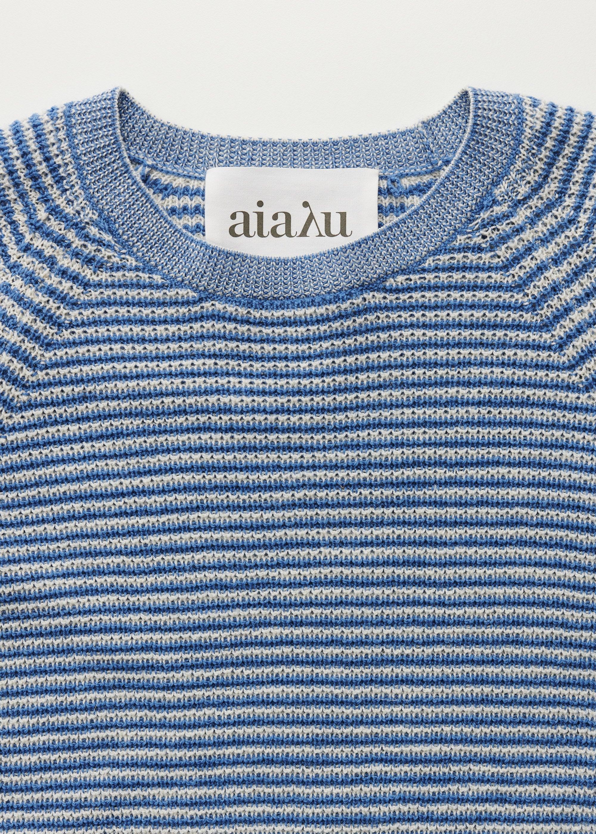 Suki striped sweater - pure llama | Mix Blue