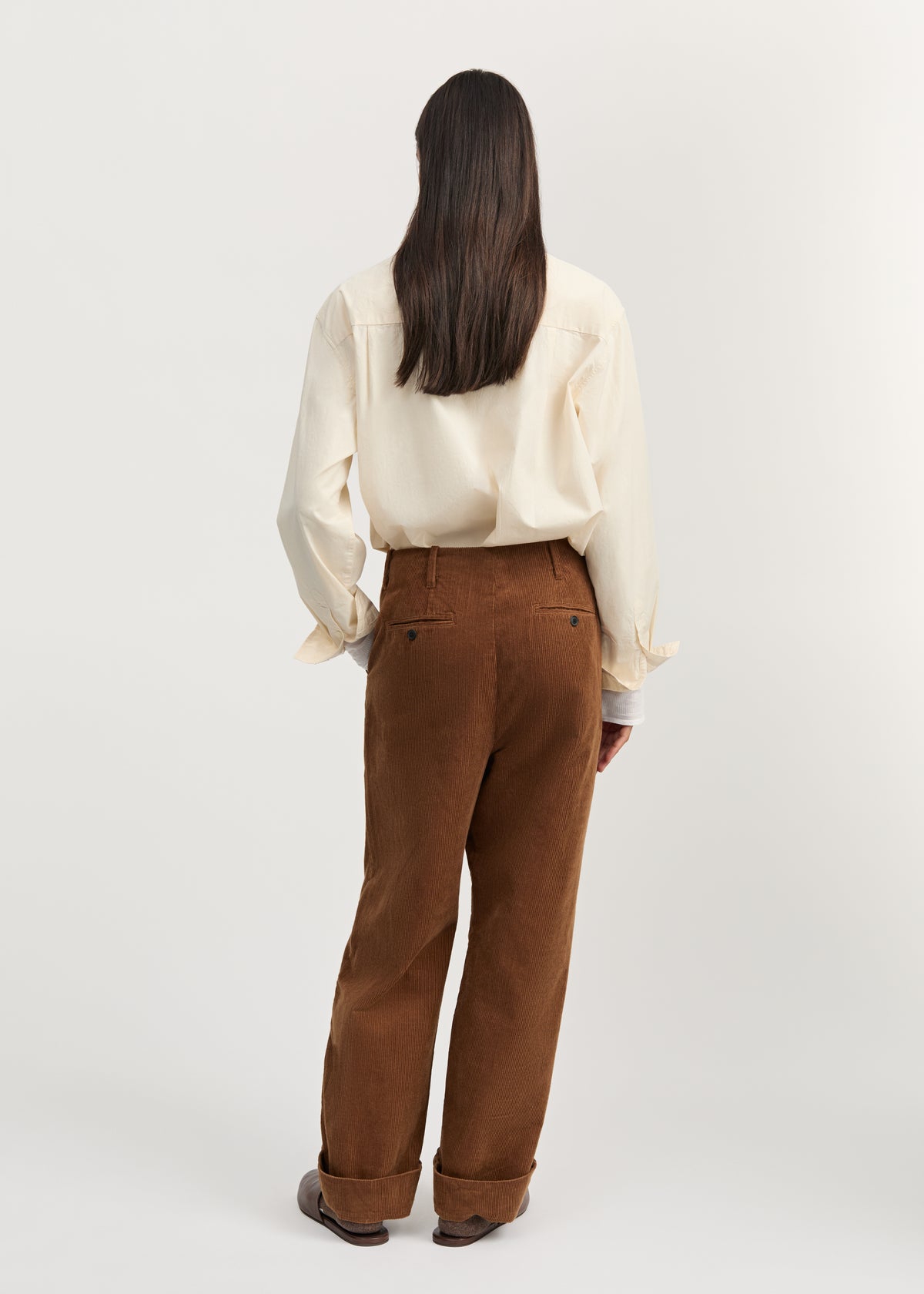 Toto pant corduroy | Cognac Pants aiayu