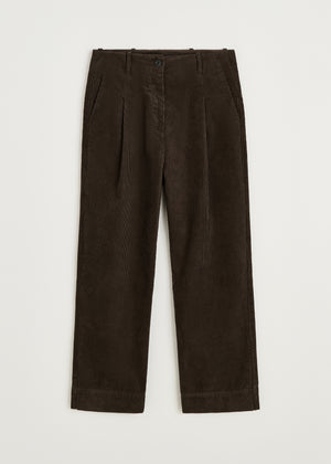 Toto pant corduroy | Smokey Brown Pants aiayu