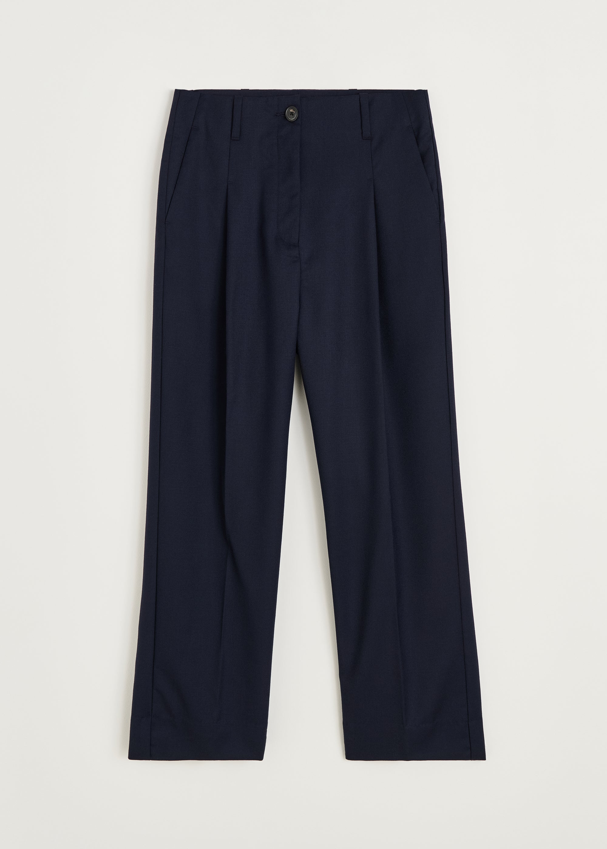 Toto pant fine wool | Black navy Pants aiayu