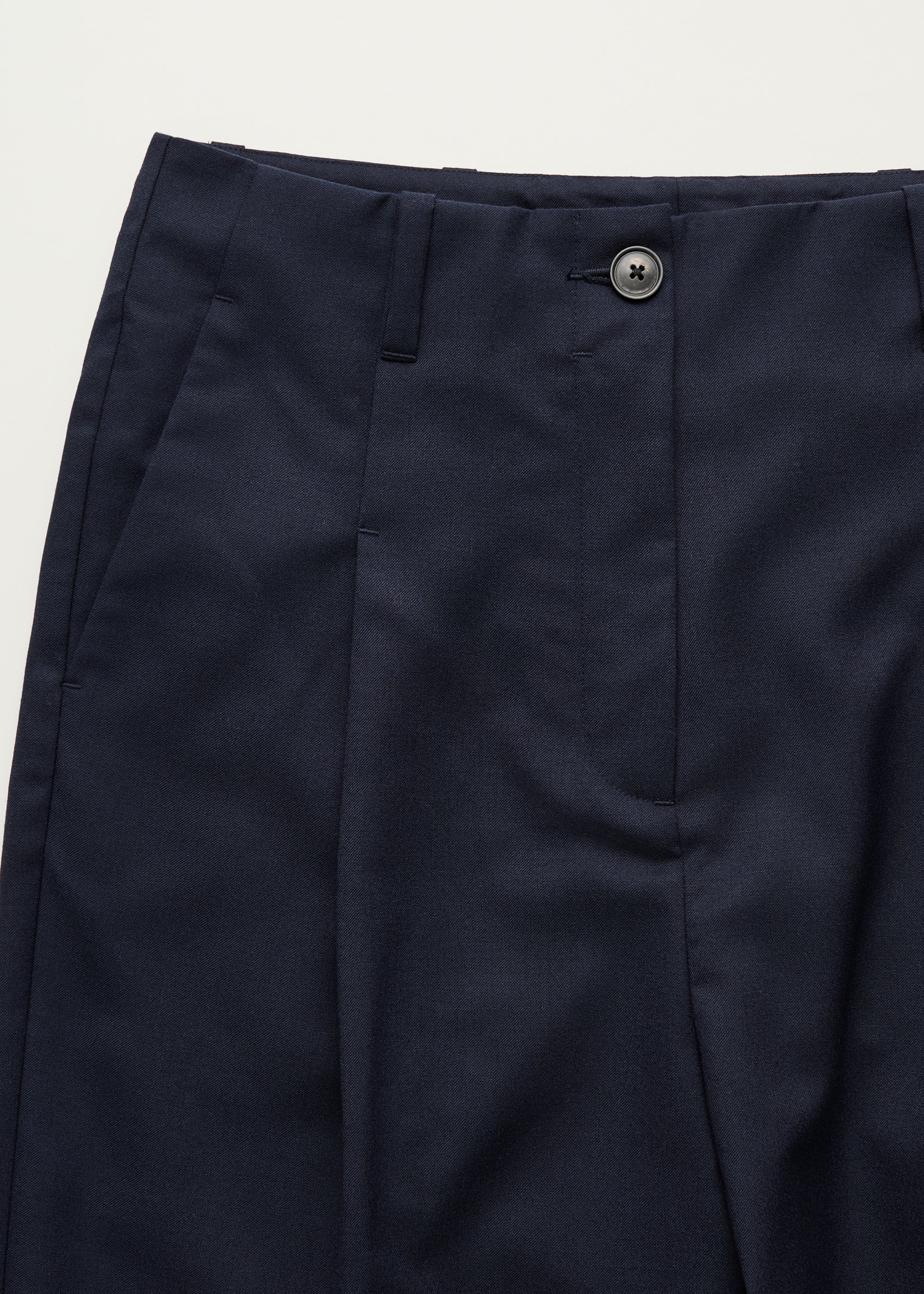 Toto pant fine wool | Black navy Pants aiayu
