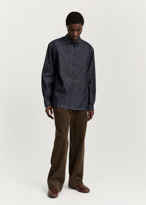Umi tunic denim | Classic Blue Shirt Woven aiayu
