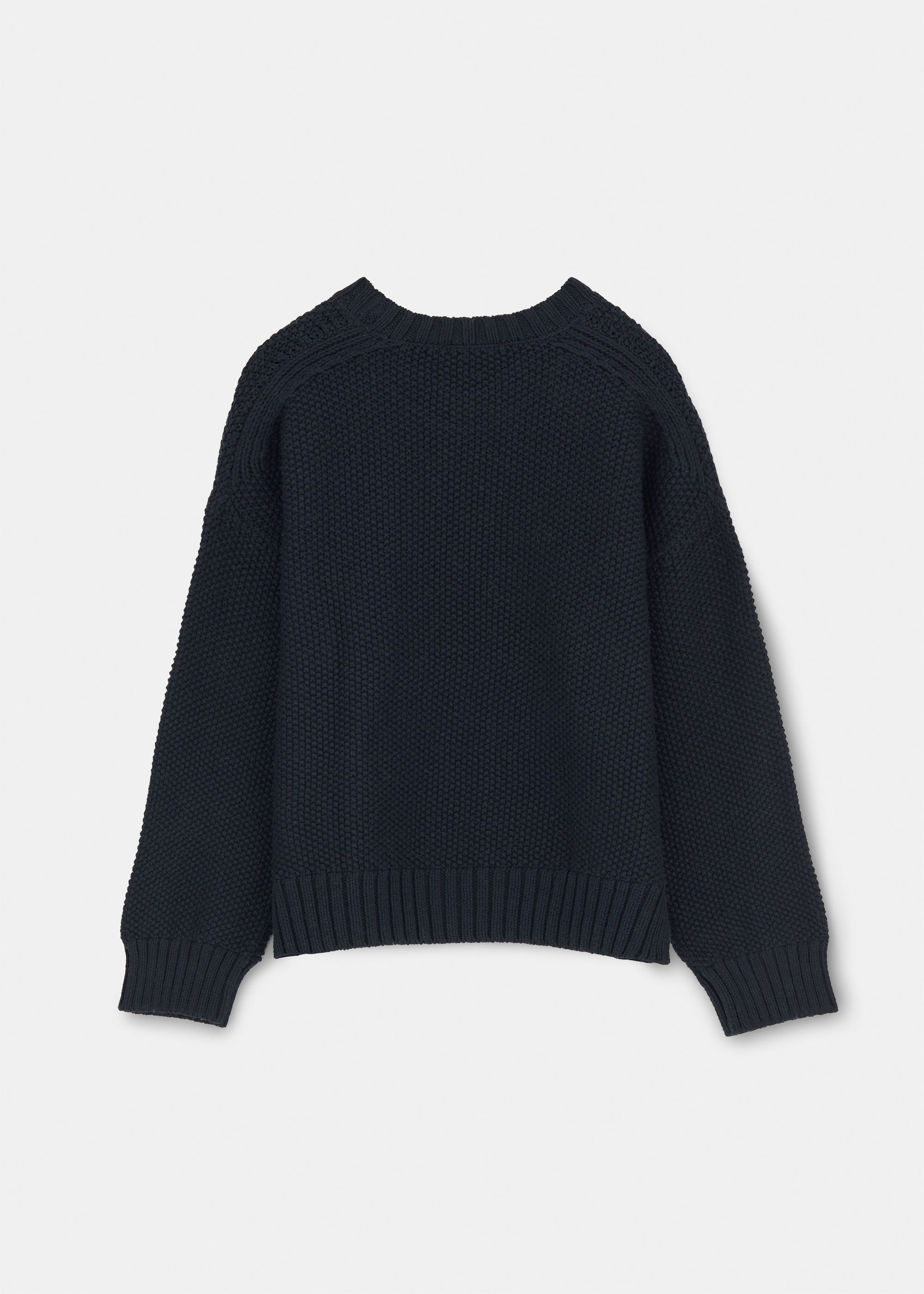 Vetla wool sweater | Black Blue