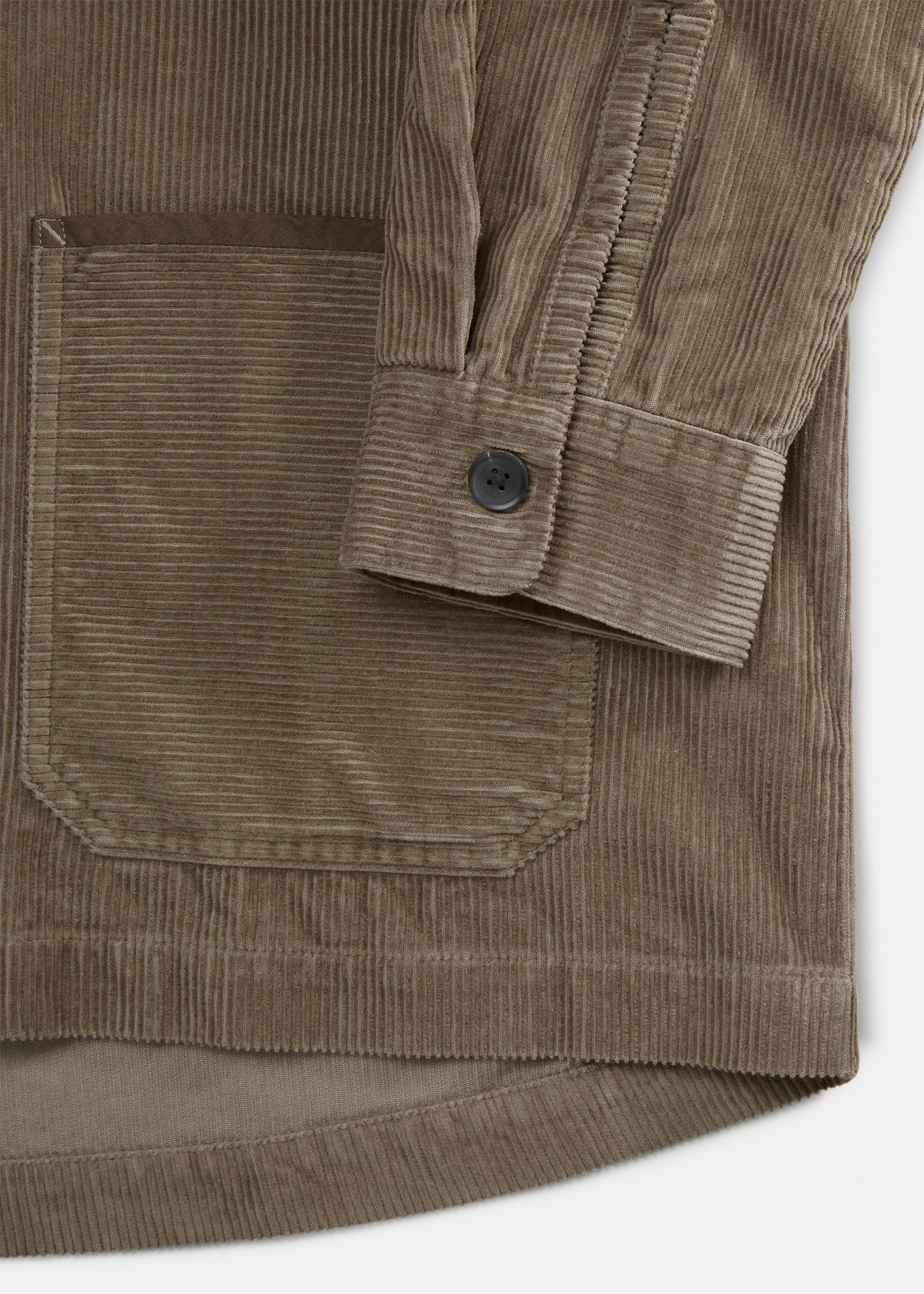 Vinga shirt corduroy | Brown Khaki