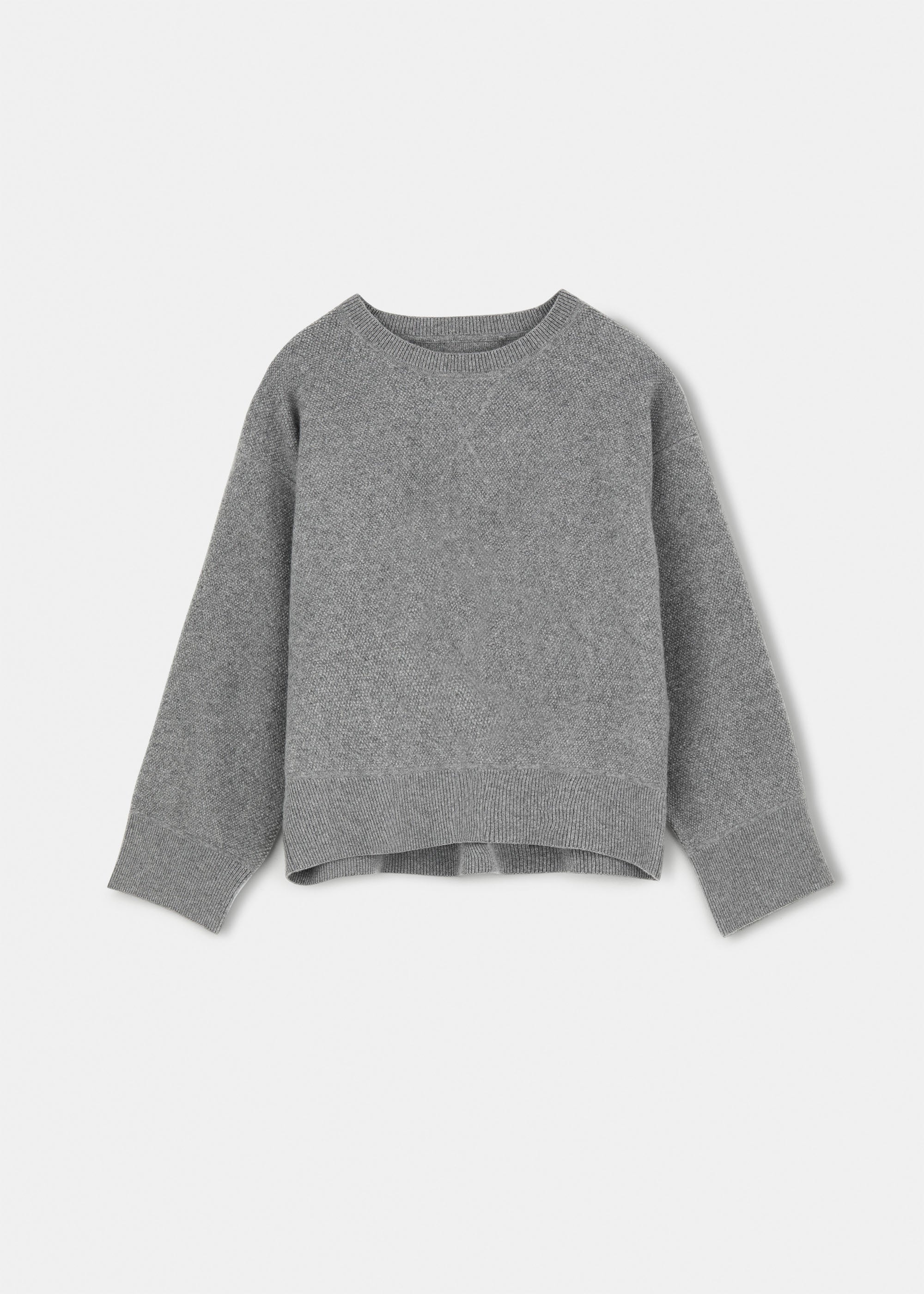 Willow cashmere sweater | Grey Melange