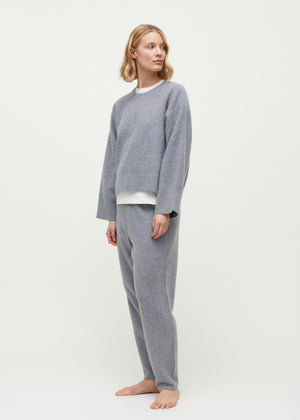 Willow cashmere sweater | Grey Melange