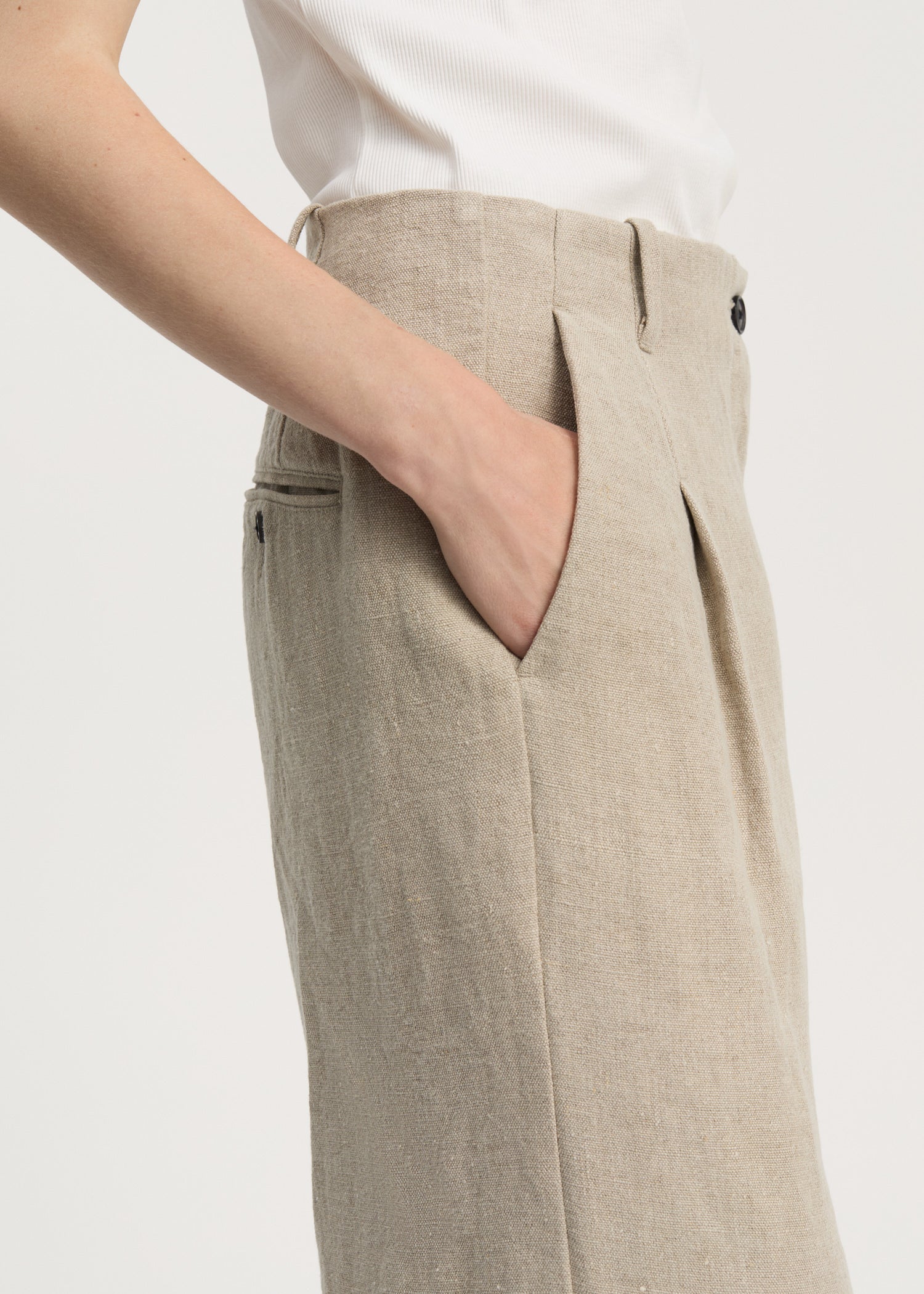 Willy pant heavy linen | Pure Natural Pants aiayu