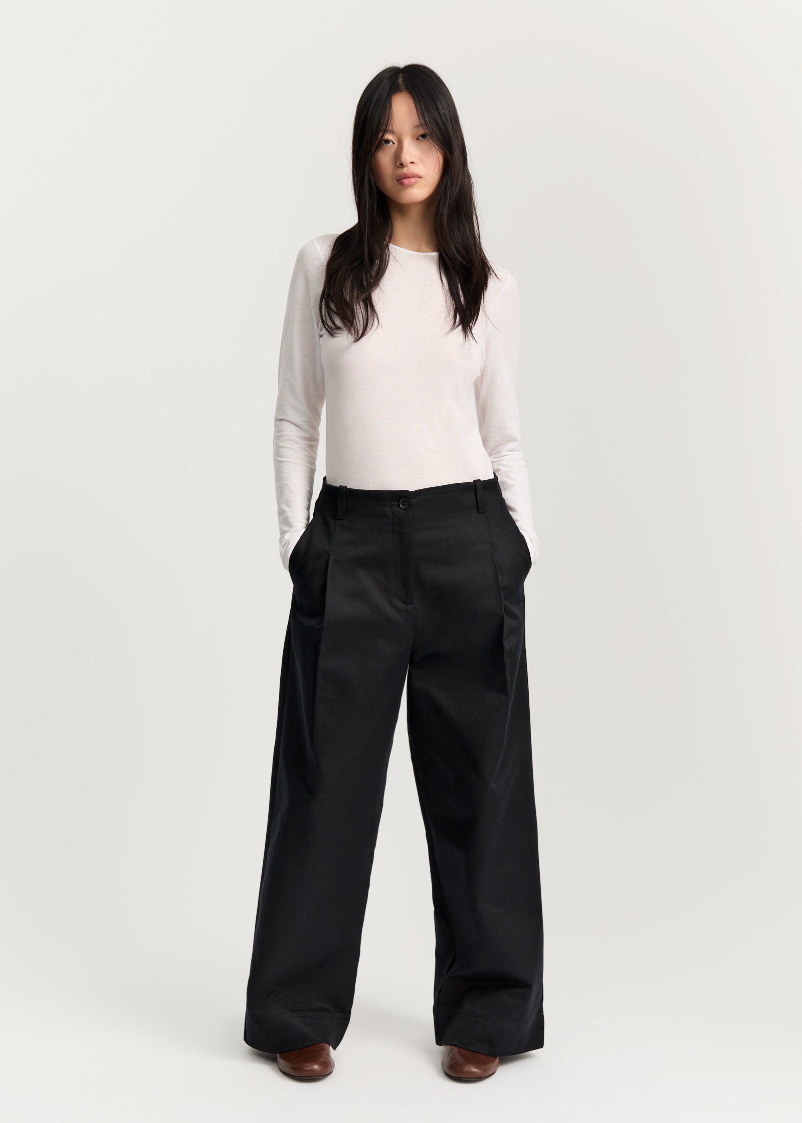 Willy pant twill | Black Pants aiayu