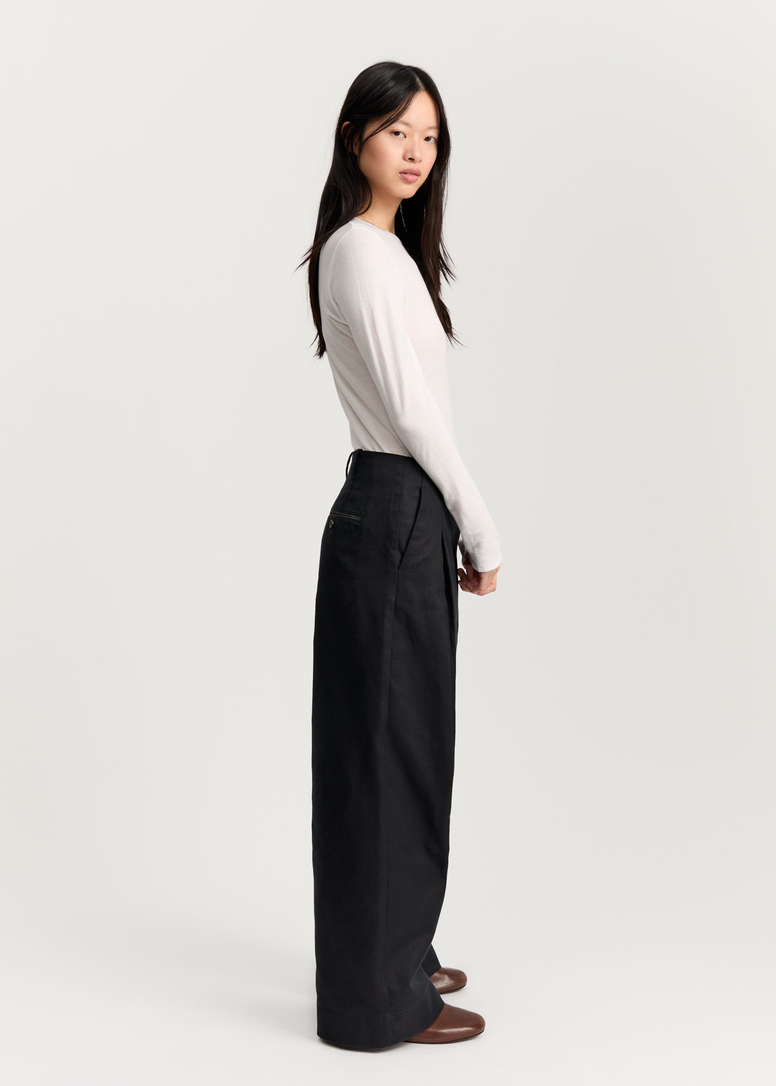 Willy pant twill | Black Pants aiayu
