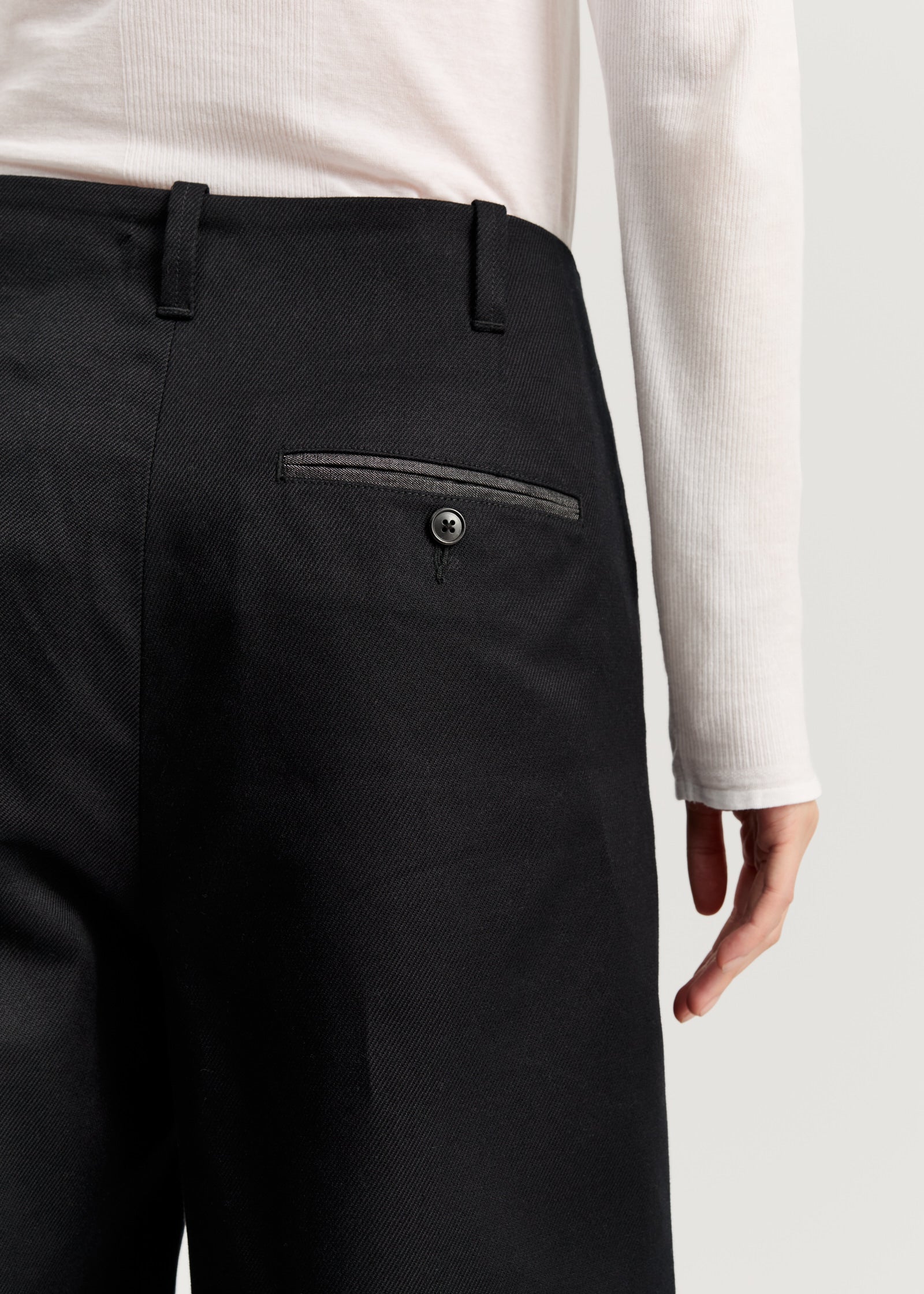 Willy pant twill | Black Pants aiayu