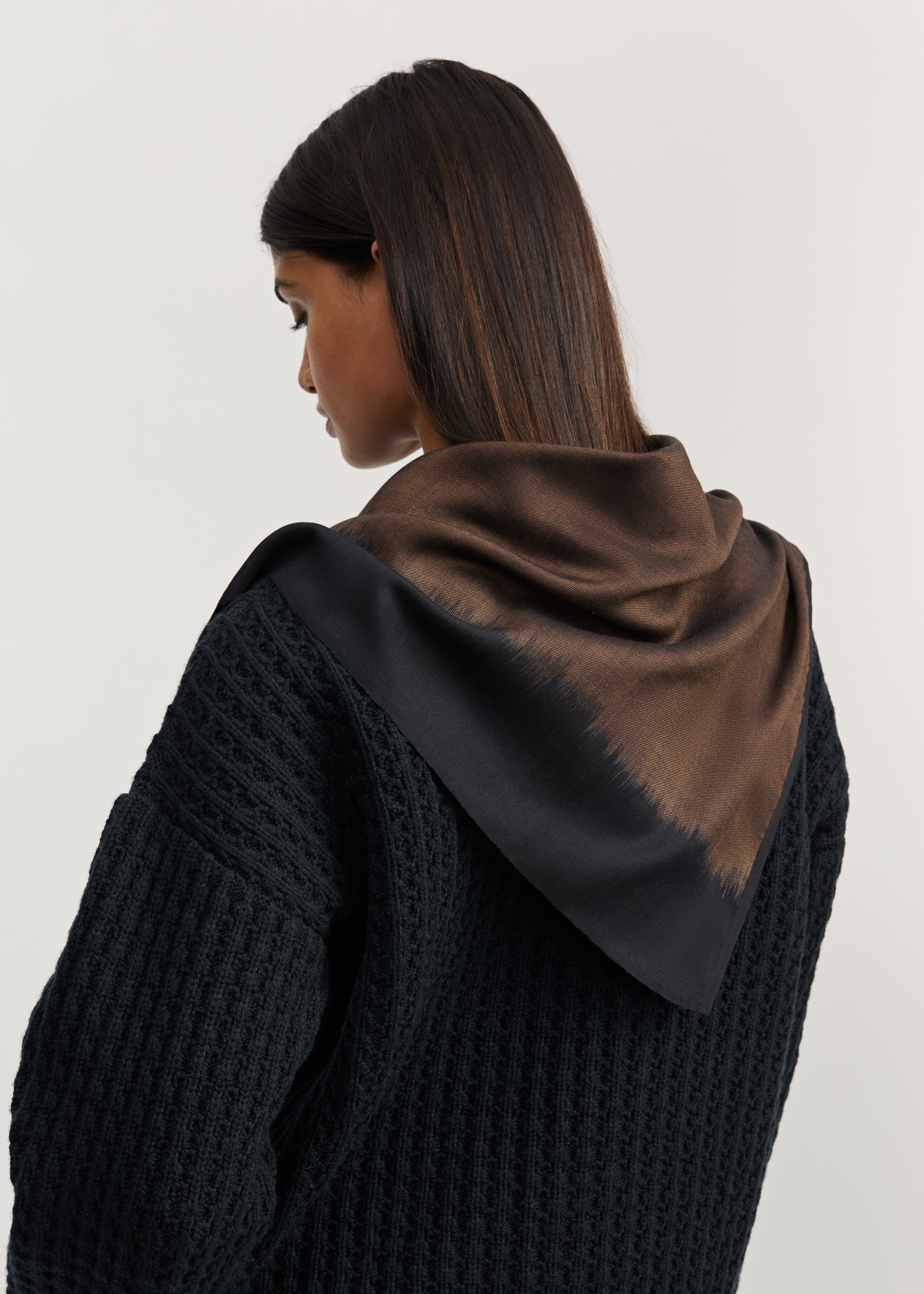 Winona scarf – silk | Mix brown Scarf aiayu