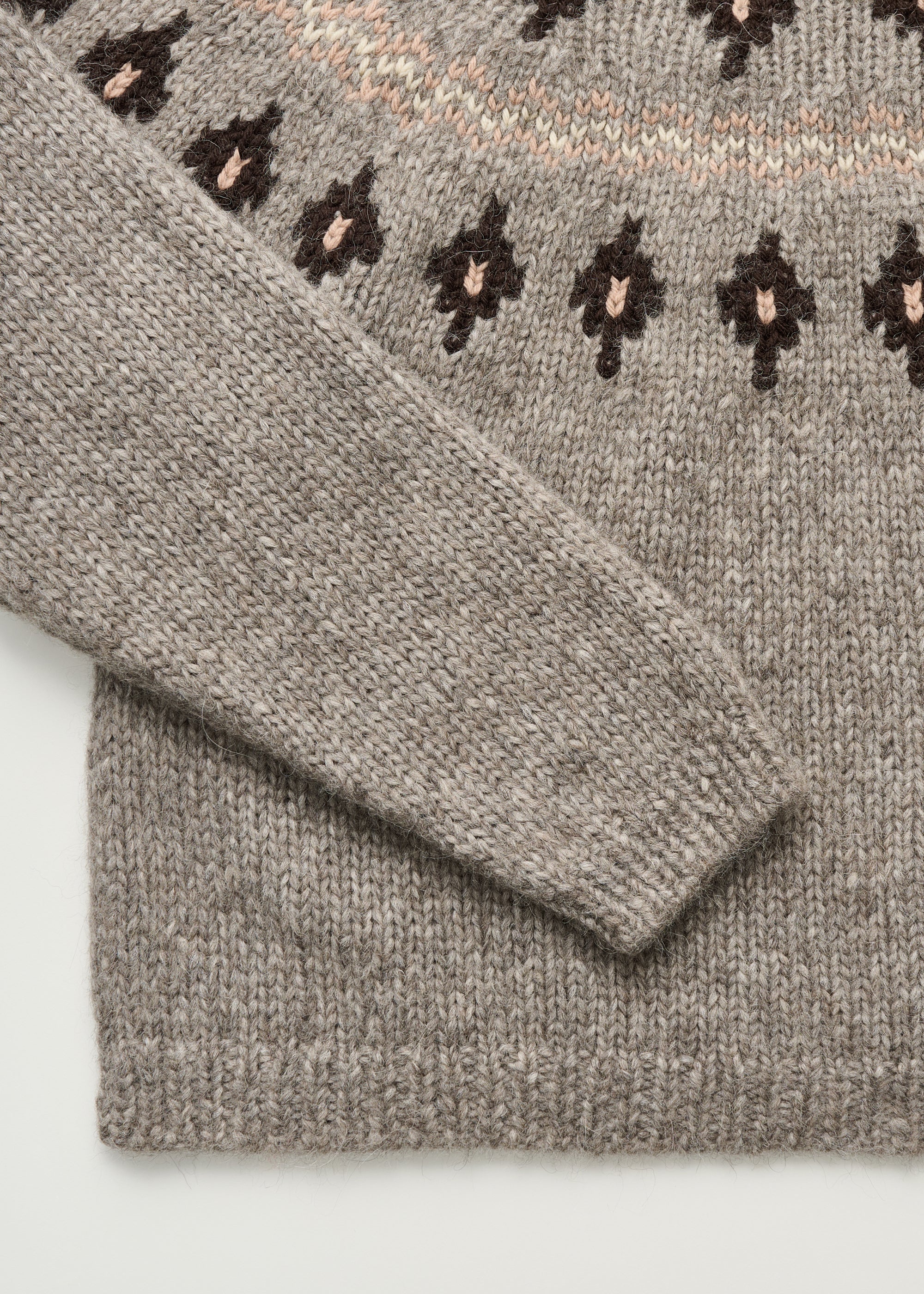 Wyn sweater – llama wool | Mix Pure Grey Sweater aiayu