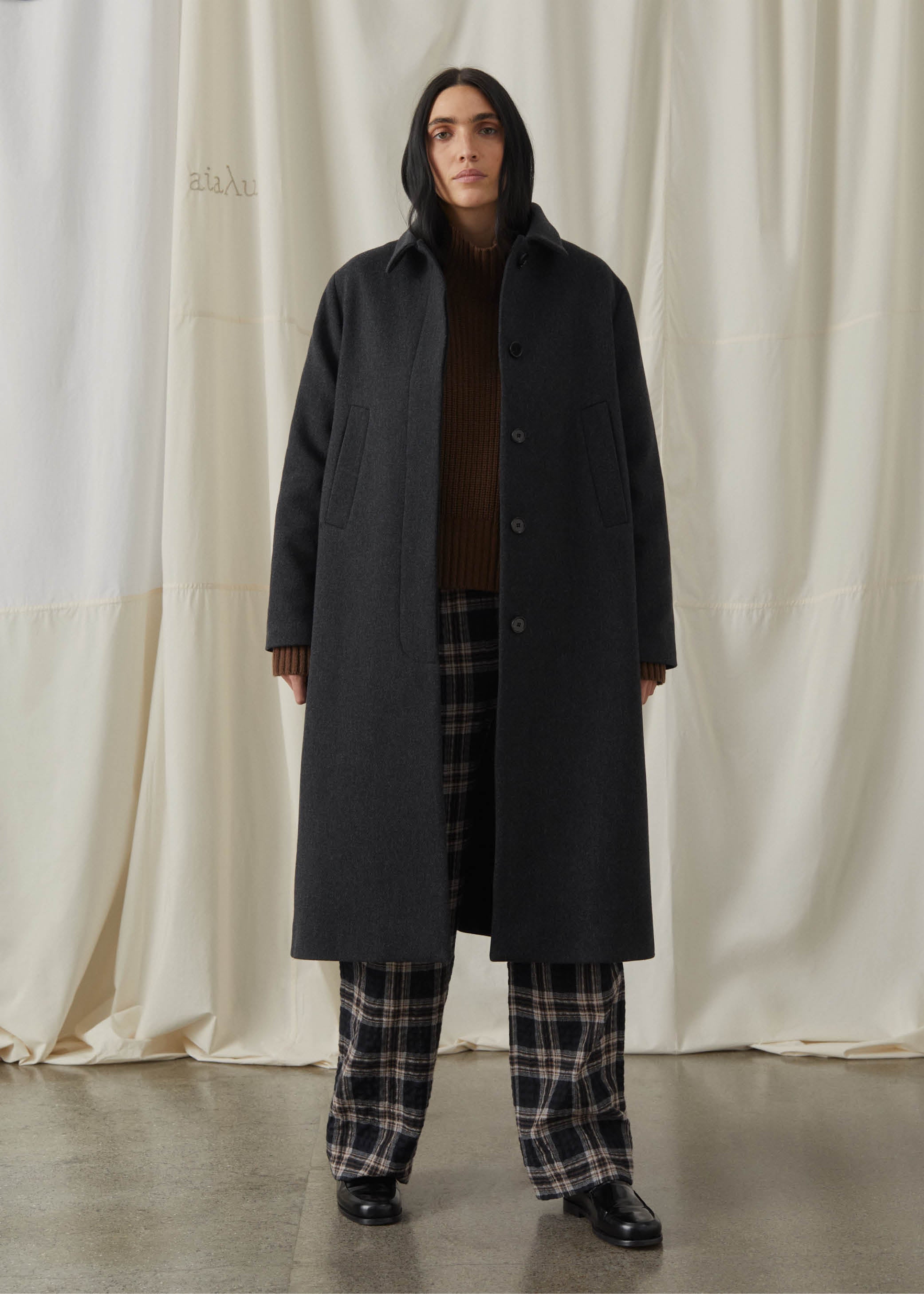 Noah wool coat | Stormy