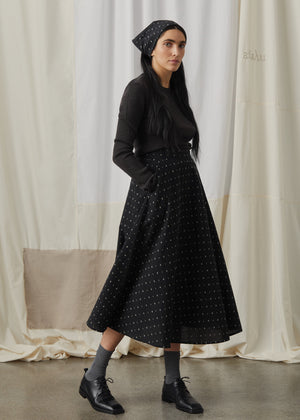 Bea skirt dot | Mix Black