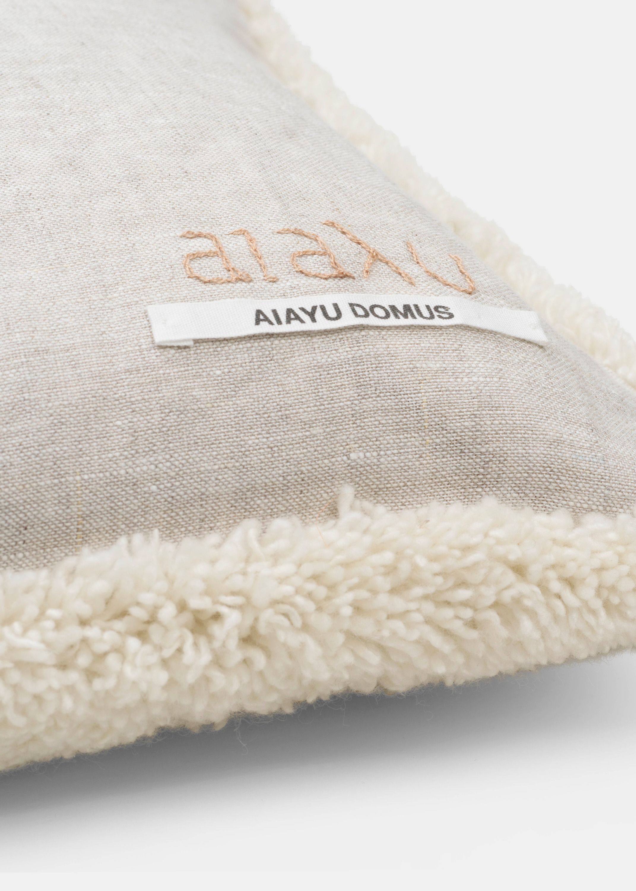 Puffy cashmere pillow - 30x40 | Off White